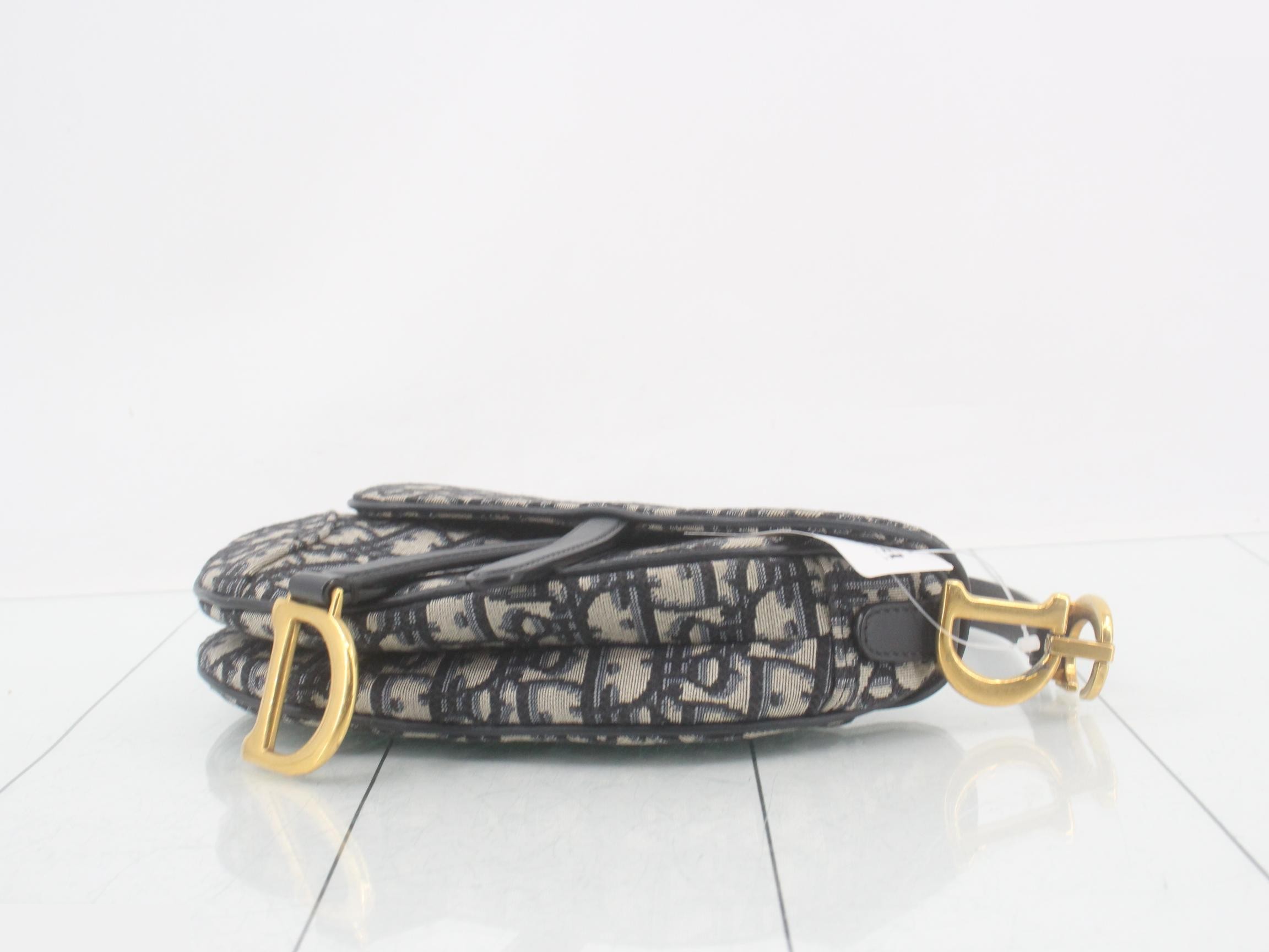 Saddle Oblique Canvas Handbag — view 6