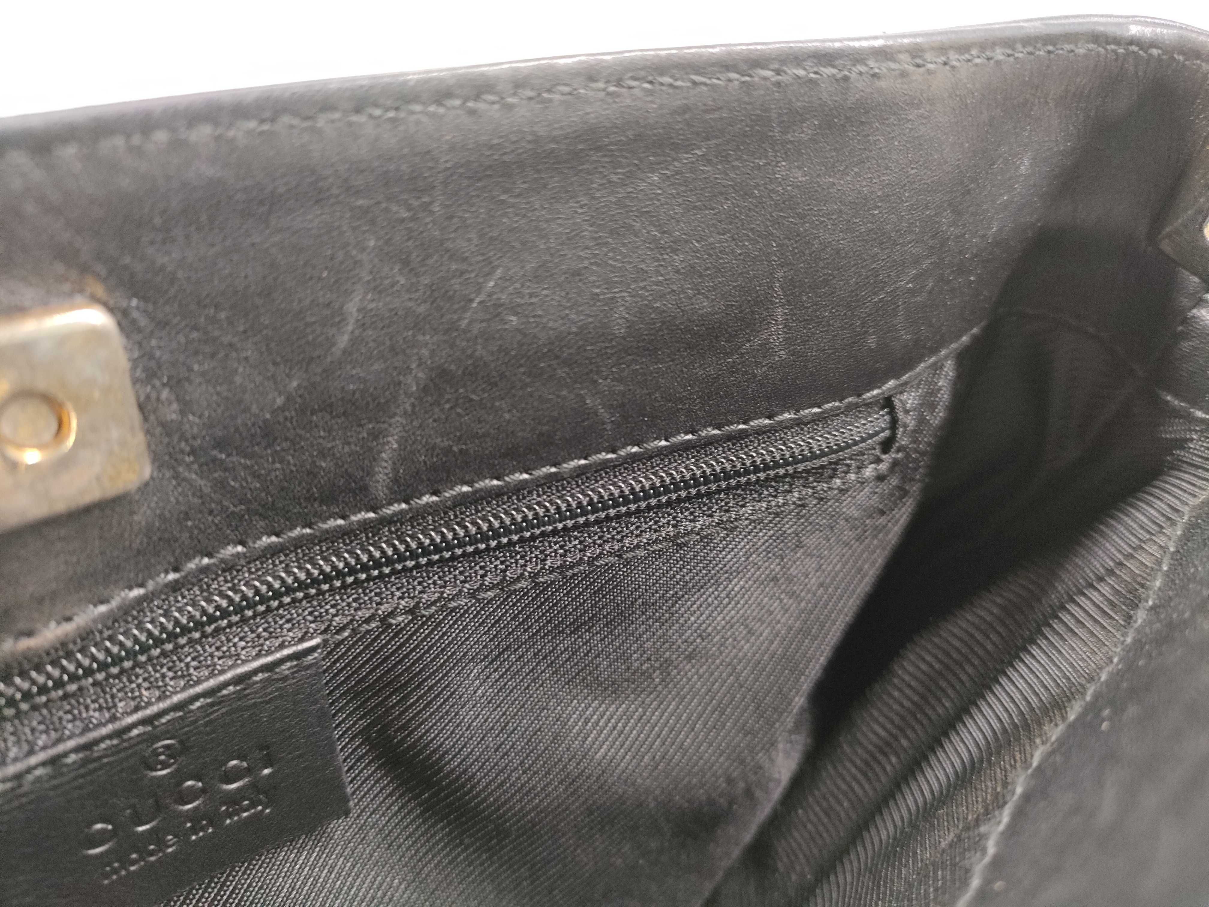 GG Canvas Shoulder Bag, Black — view 13