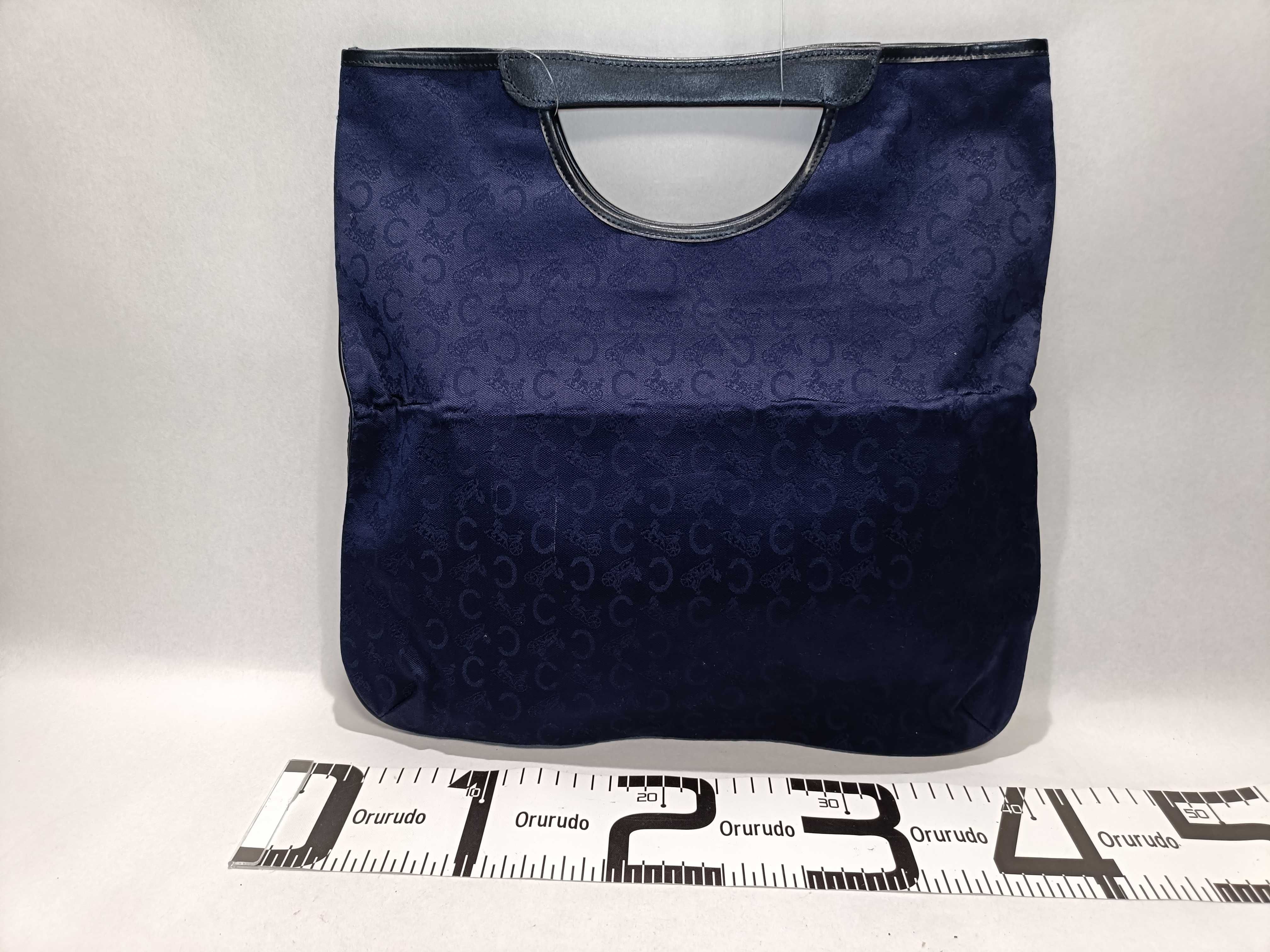 x Noevir Collaboration Handbag, C Macadam Pattern Clutch Tote Bag — view 2