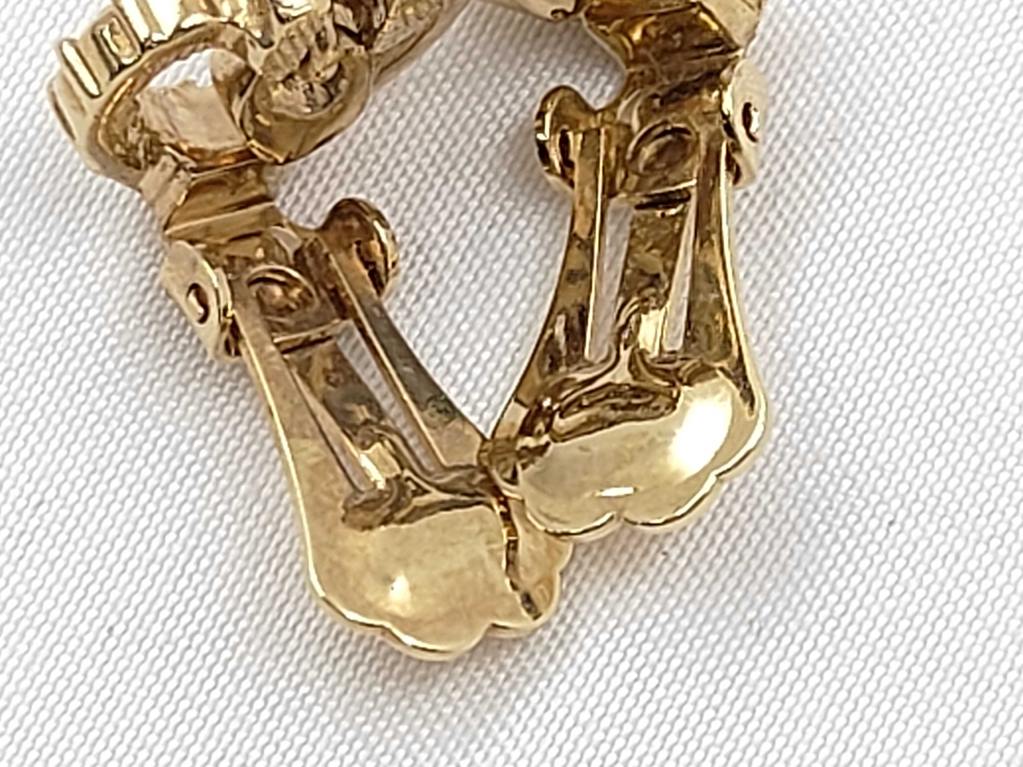 rhinestone earrings — view 8