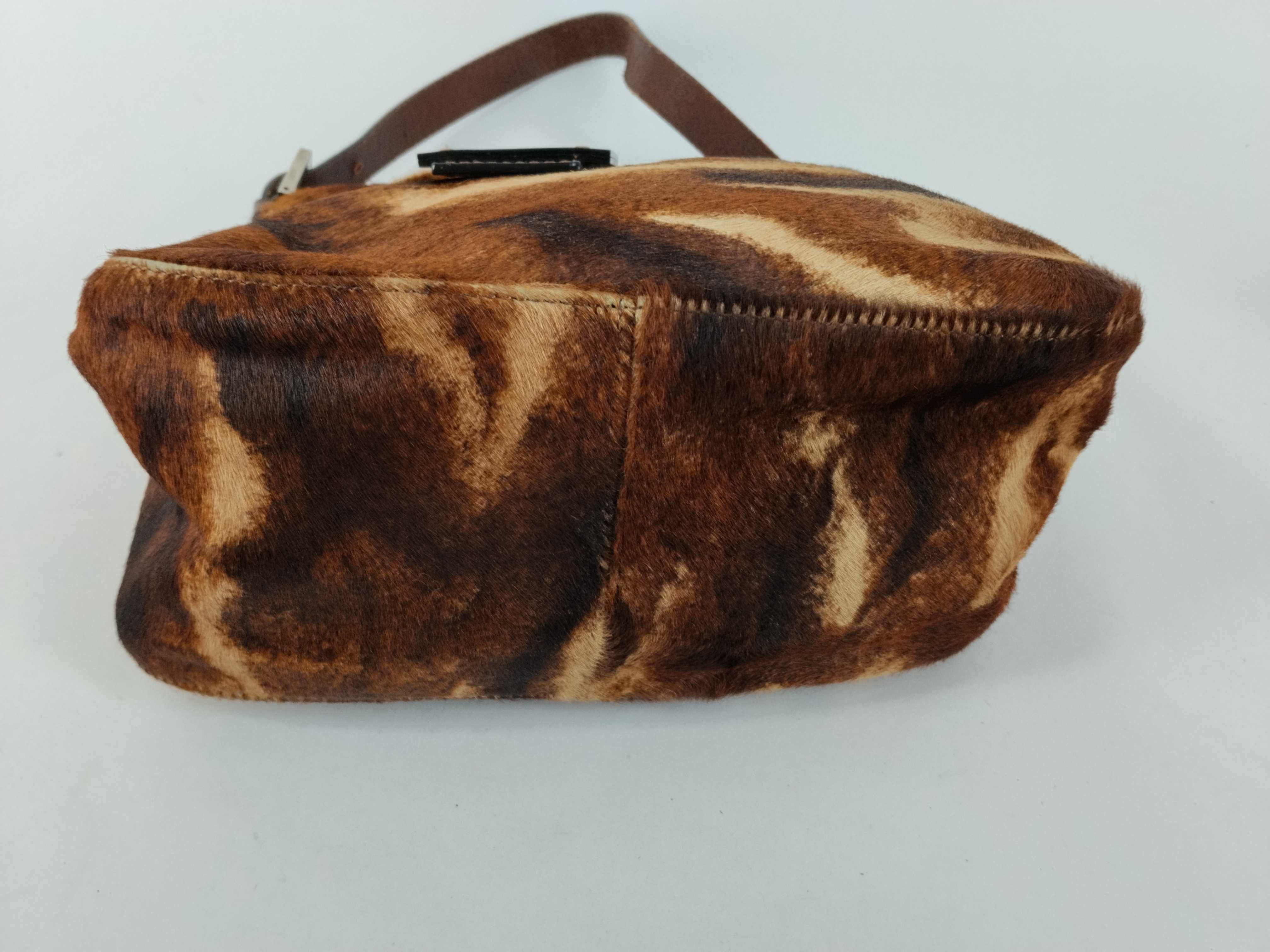 Mamma Fendi Calf Hair Mamma Bucket Handbag — view 7