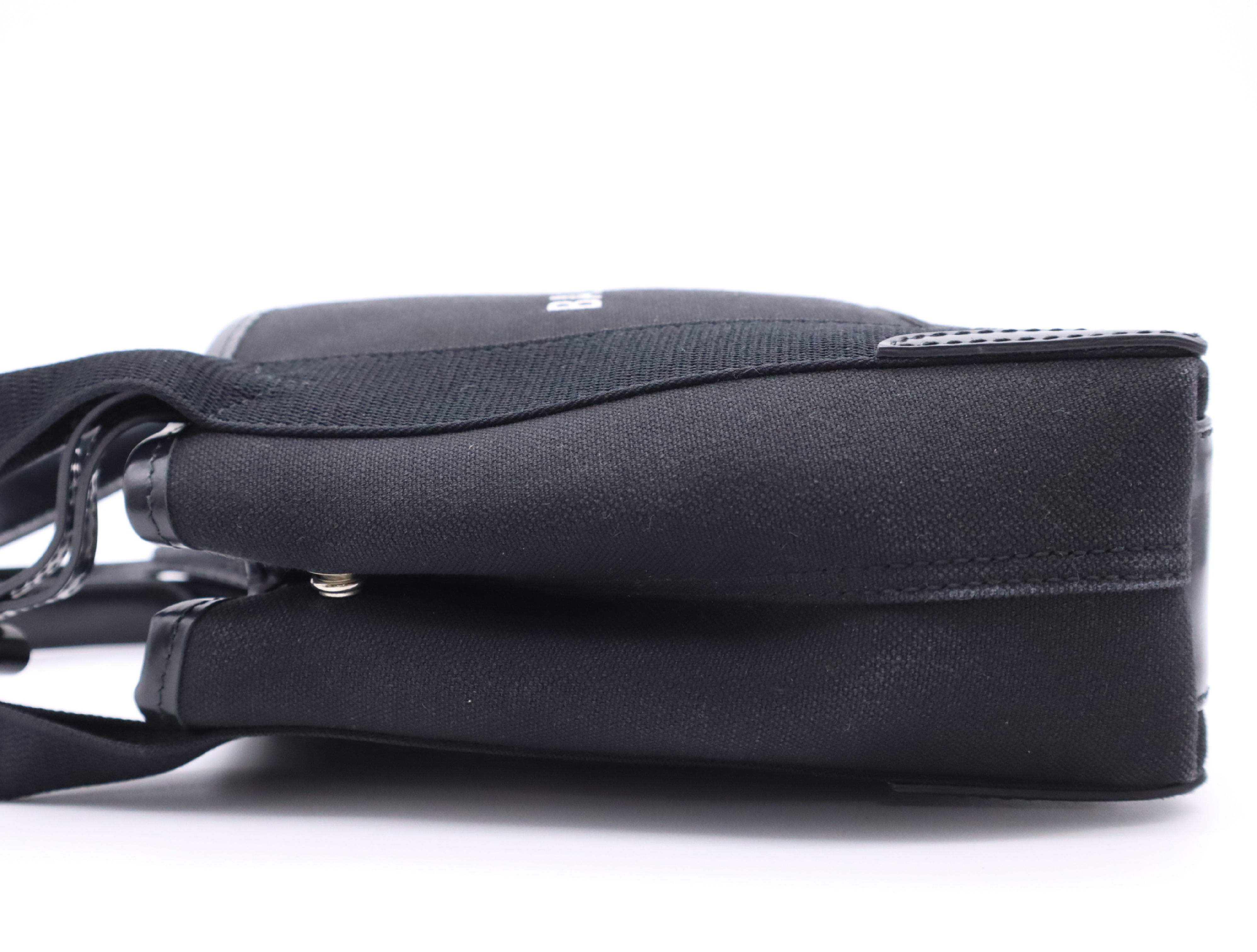 390346 Canvas Navy Cabas XS Handbag with Strap and Pouch — view 3