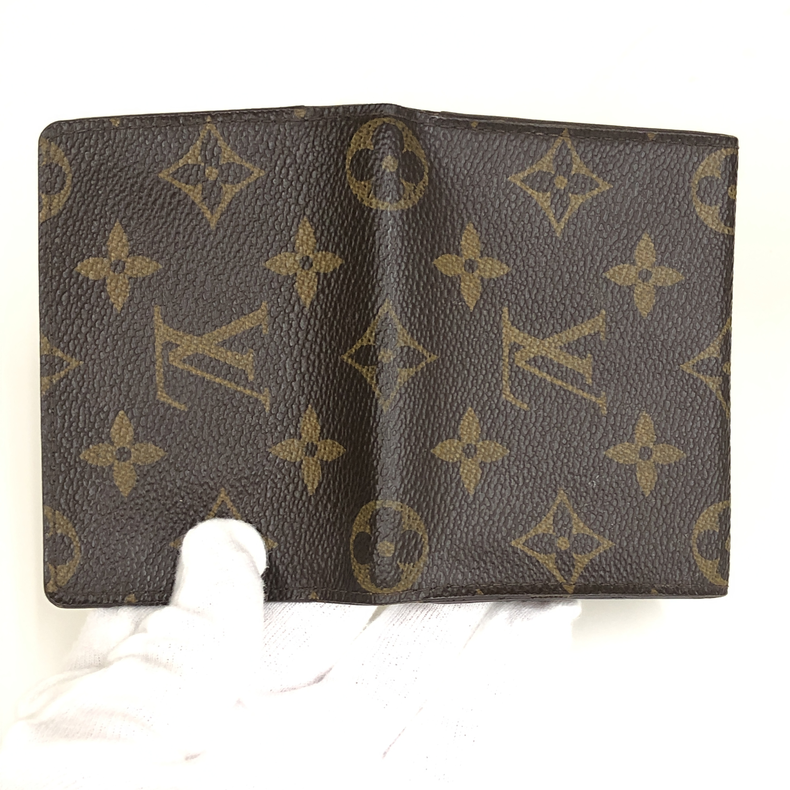 No stickiness Louis Vuitton Monogram Enveloppe Carte de Visite M62920 Card Case CA4028 Business Card Holder Pass Case Made in Spain Card Case — view 12