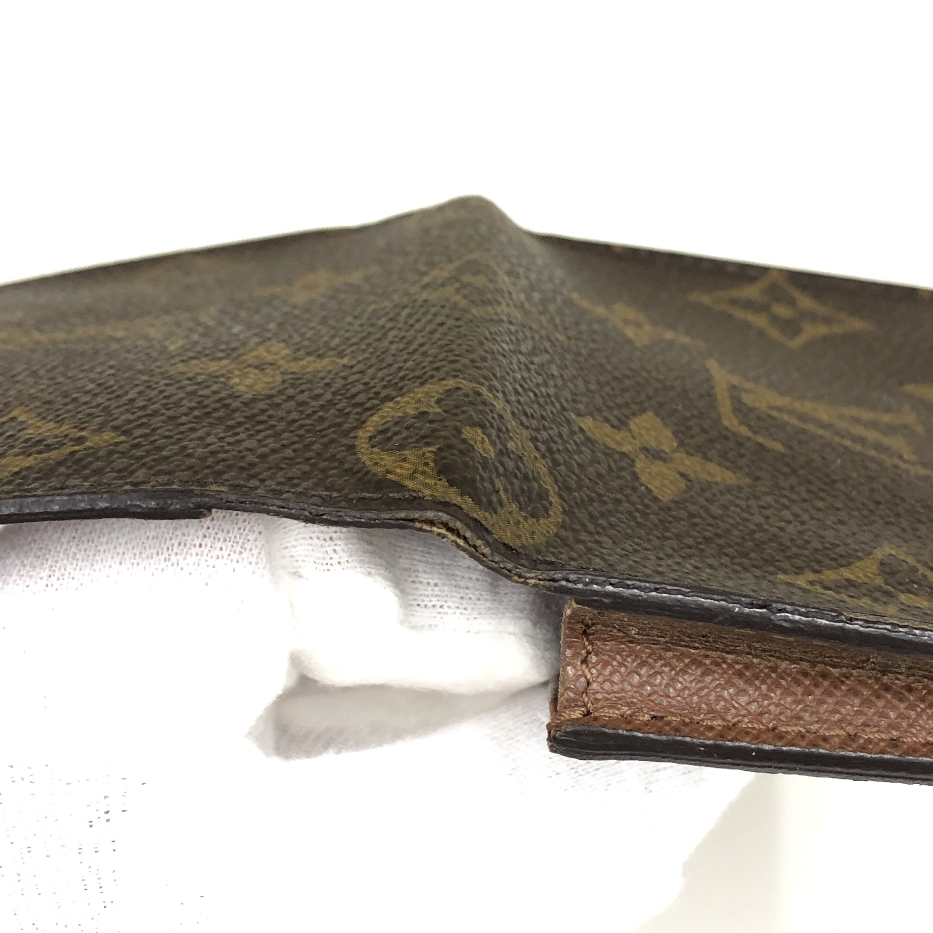 No stickiness Louis Vuitton Monogram Enveloppe Carte de Visite M62920 Card Case CA4028 Business Card Holder Pass Case Made in Spain Card Case — view 9