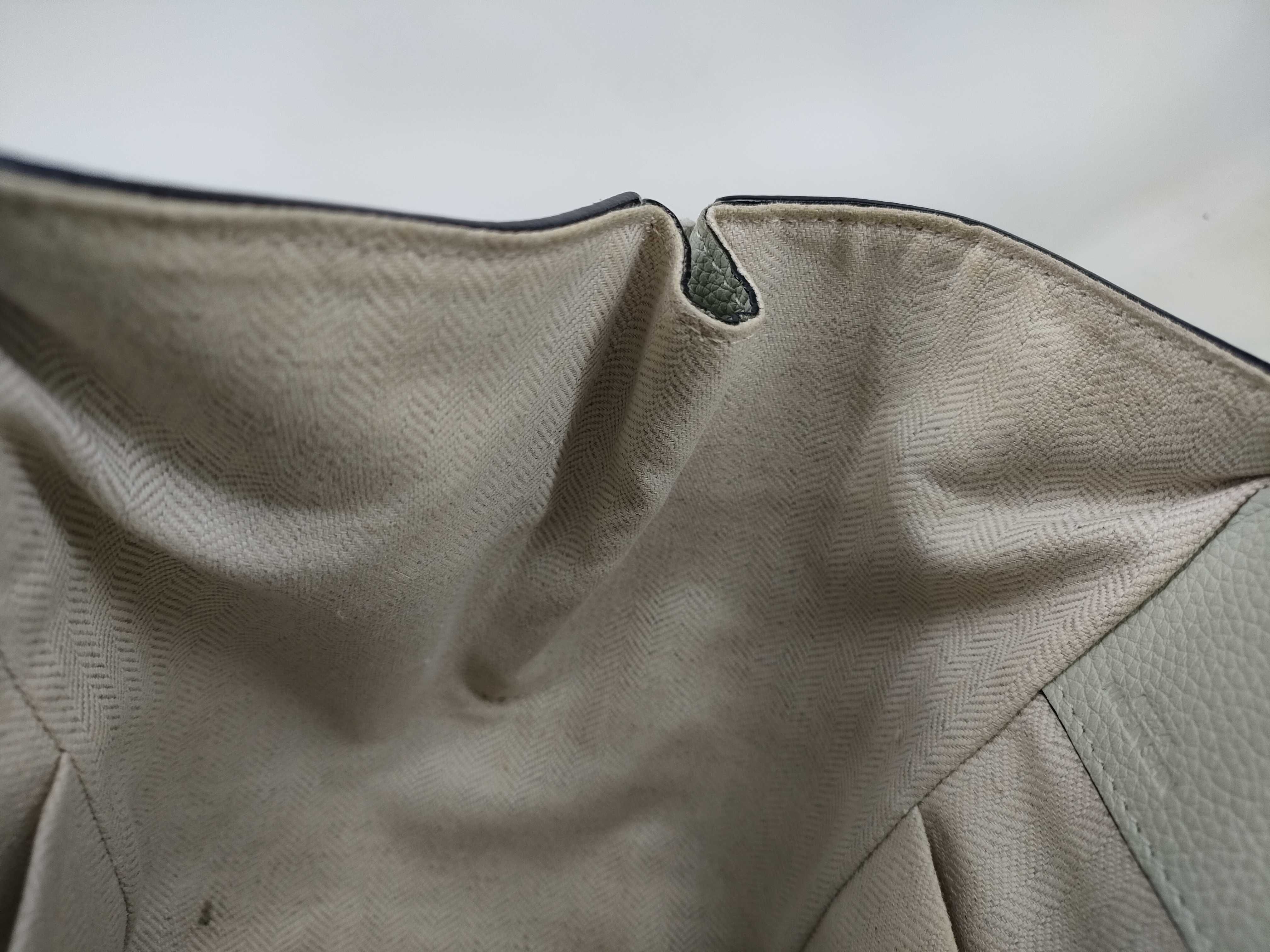 bag, Loewe Hammock bag, small, leather, beige, handbag. — view 11