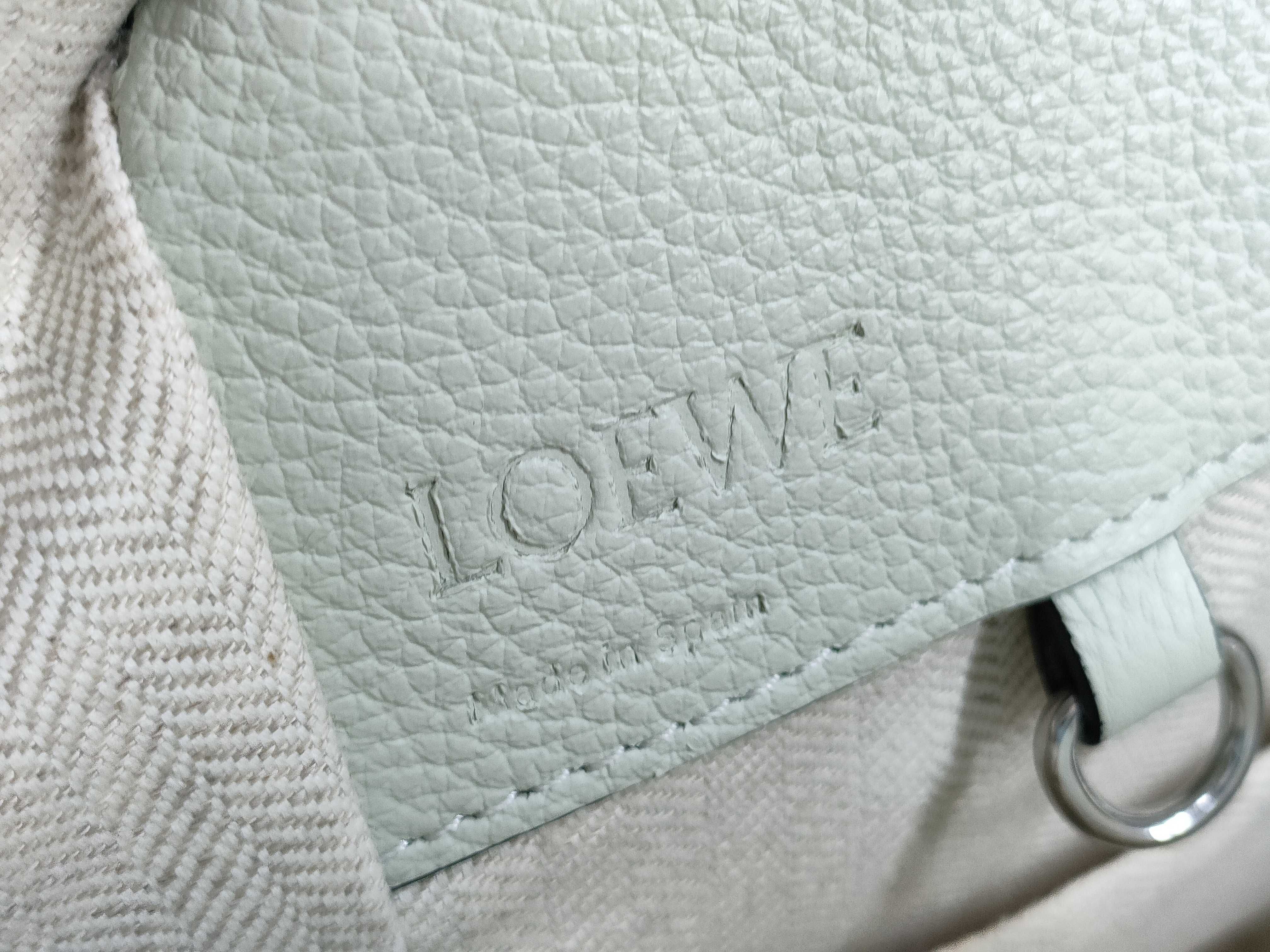 bag, Loewe Hammock bag, small, leather, beige, handbag. — view 12