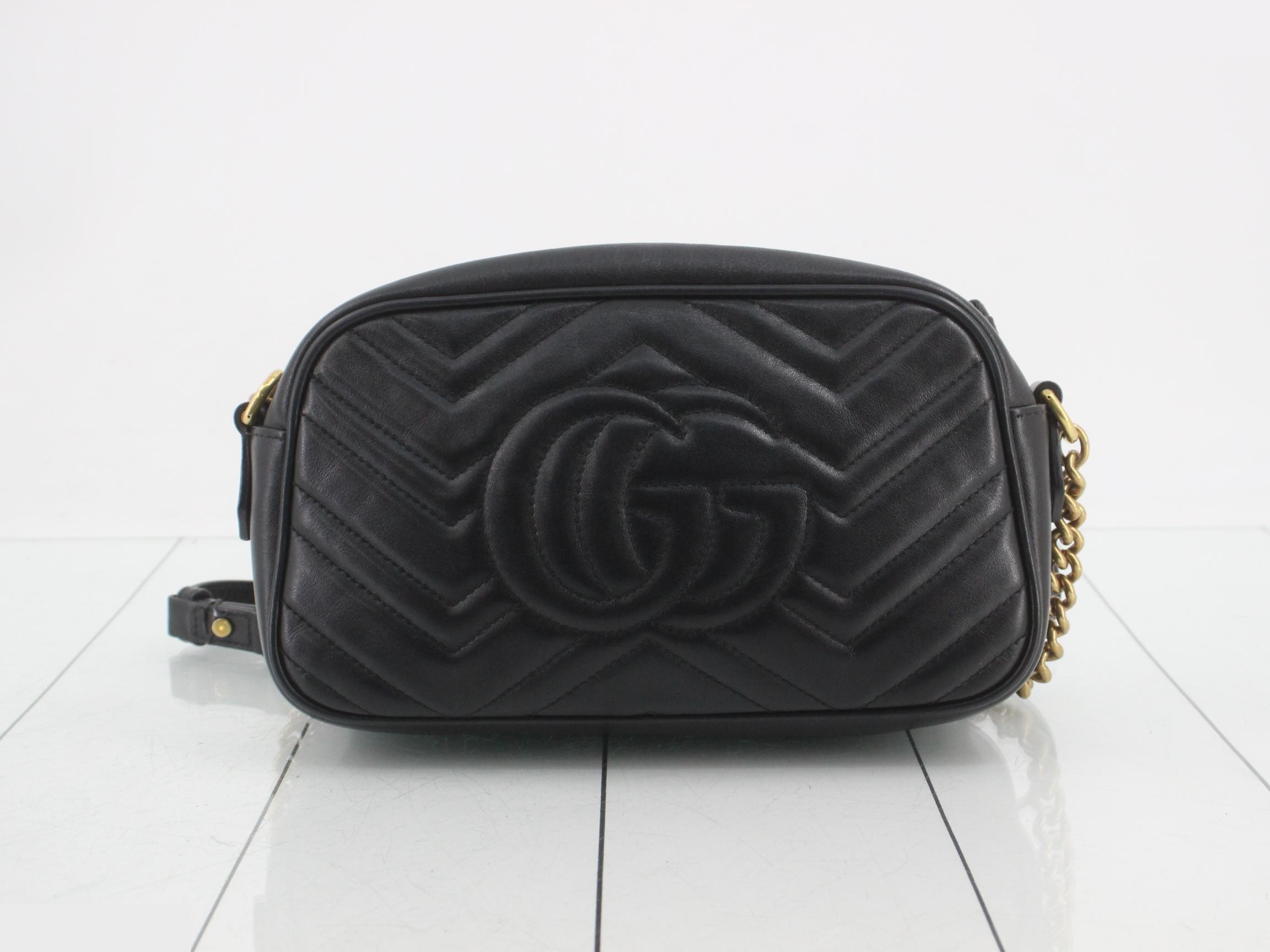 GG Marmont Shoulder Bag, Black — view 2