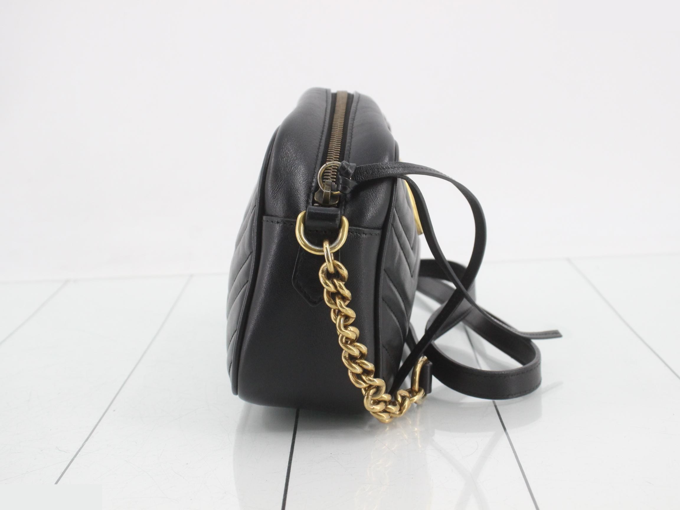 GG Marmont Shoulder Bag, Black — view 4