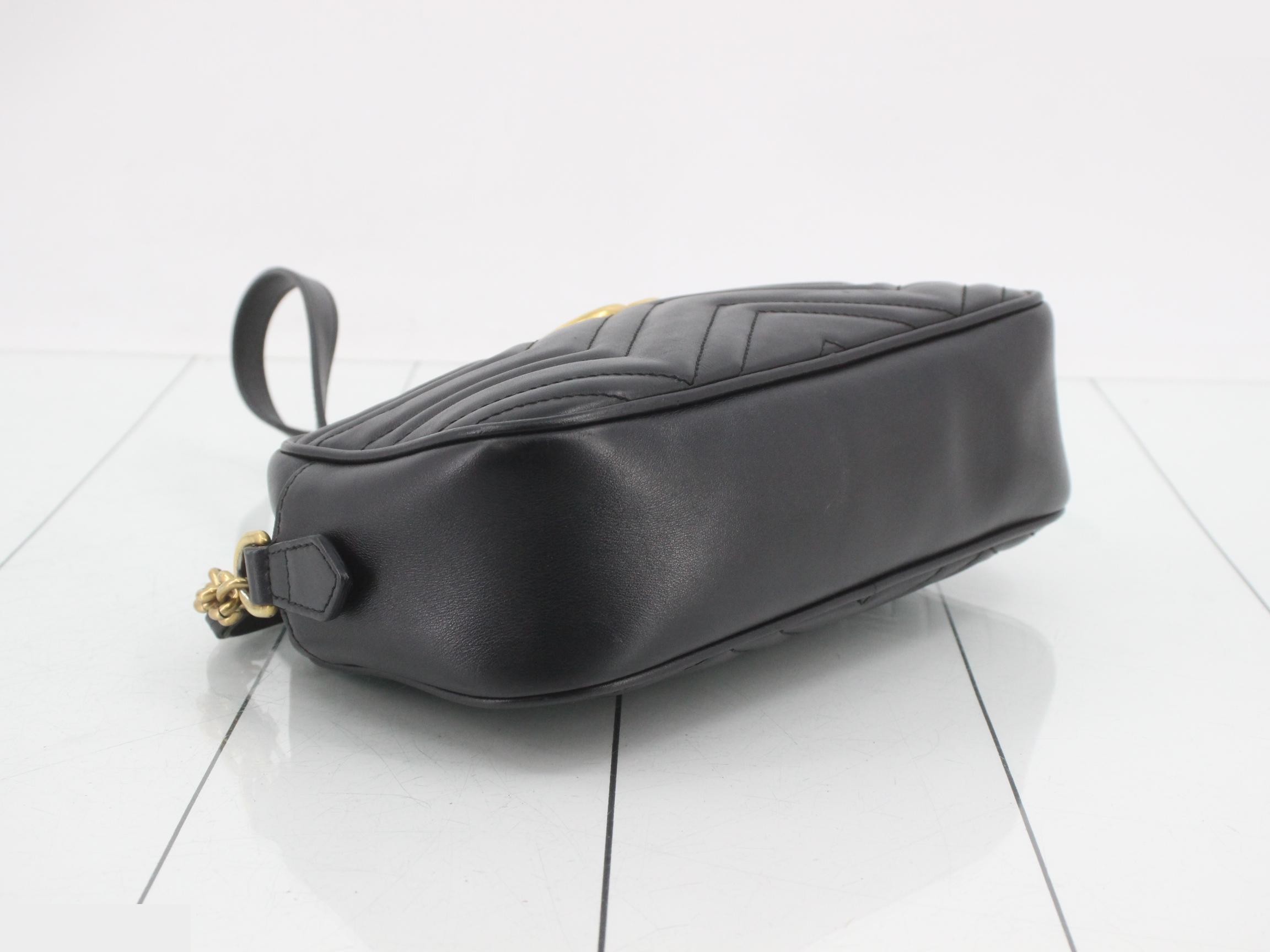 GG Marmont Shoulder Bag, Black — view 5