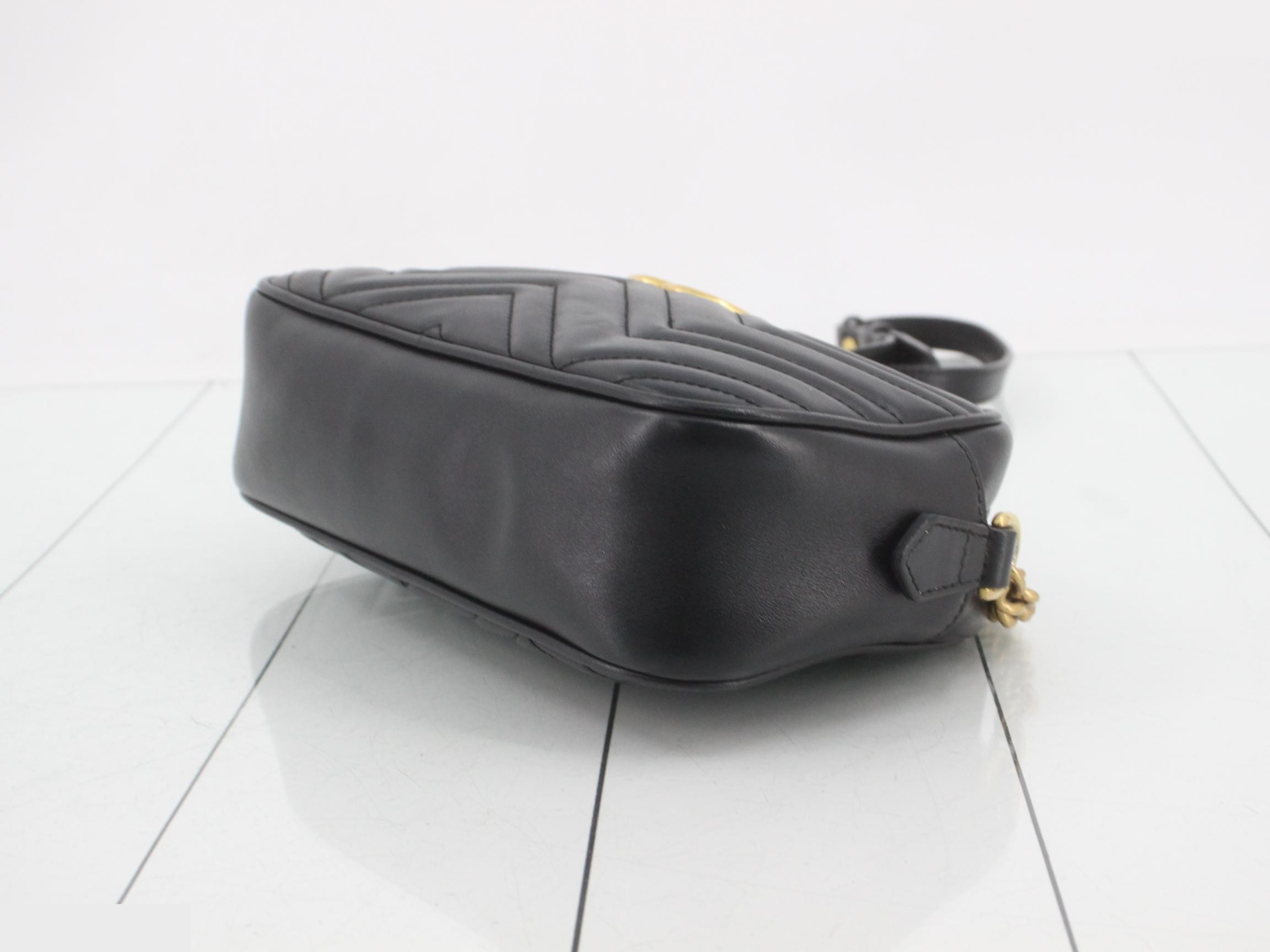 GG Marmont Shoulder Bag, Black — view 6