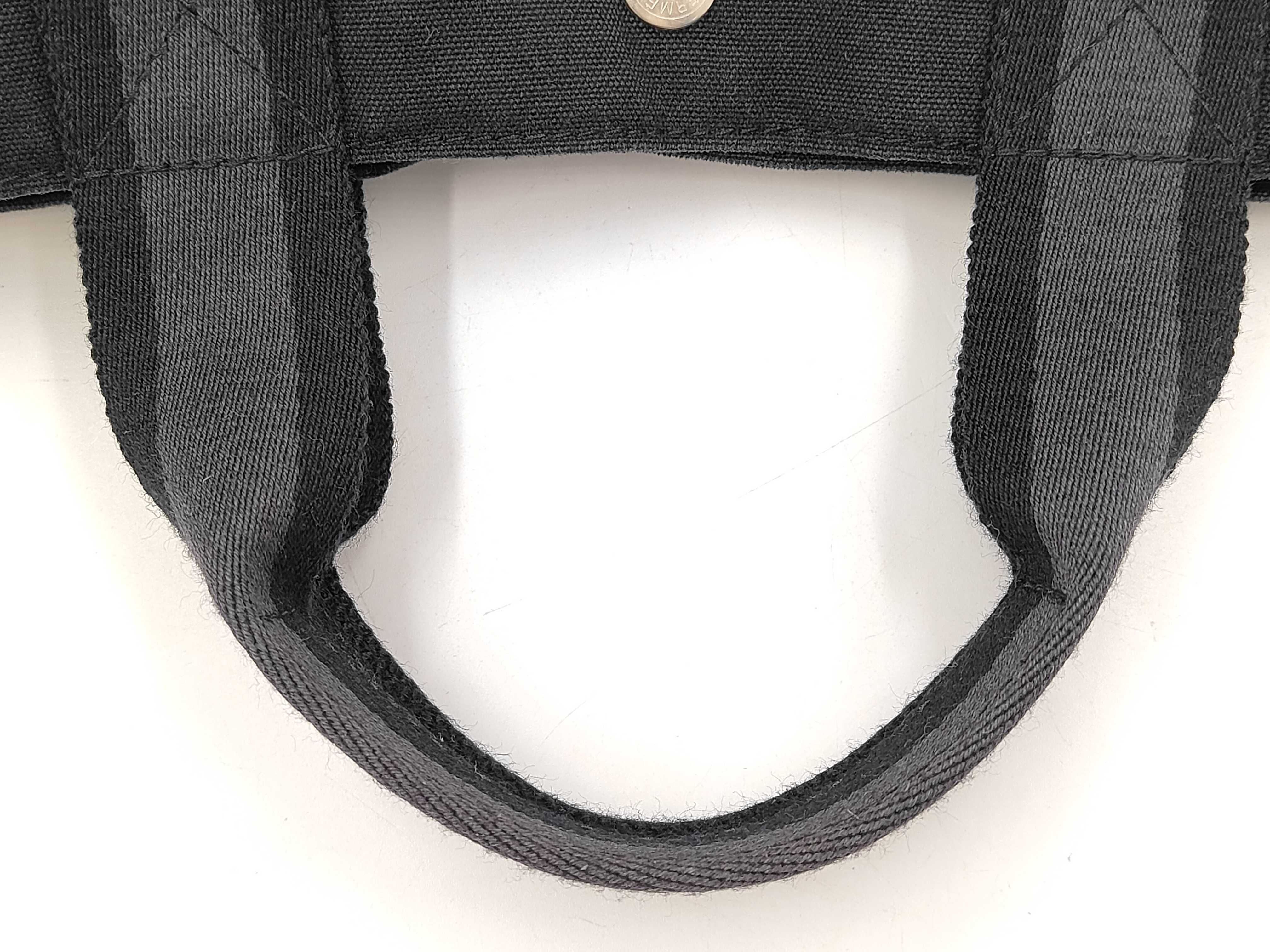 Tote Bag Fourre-Tout MM Half Leather Black x Dark Gray Tote Bag — view 4