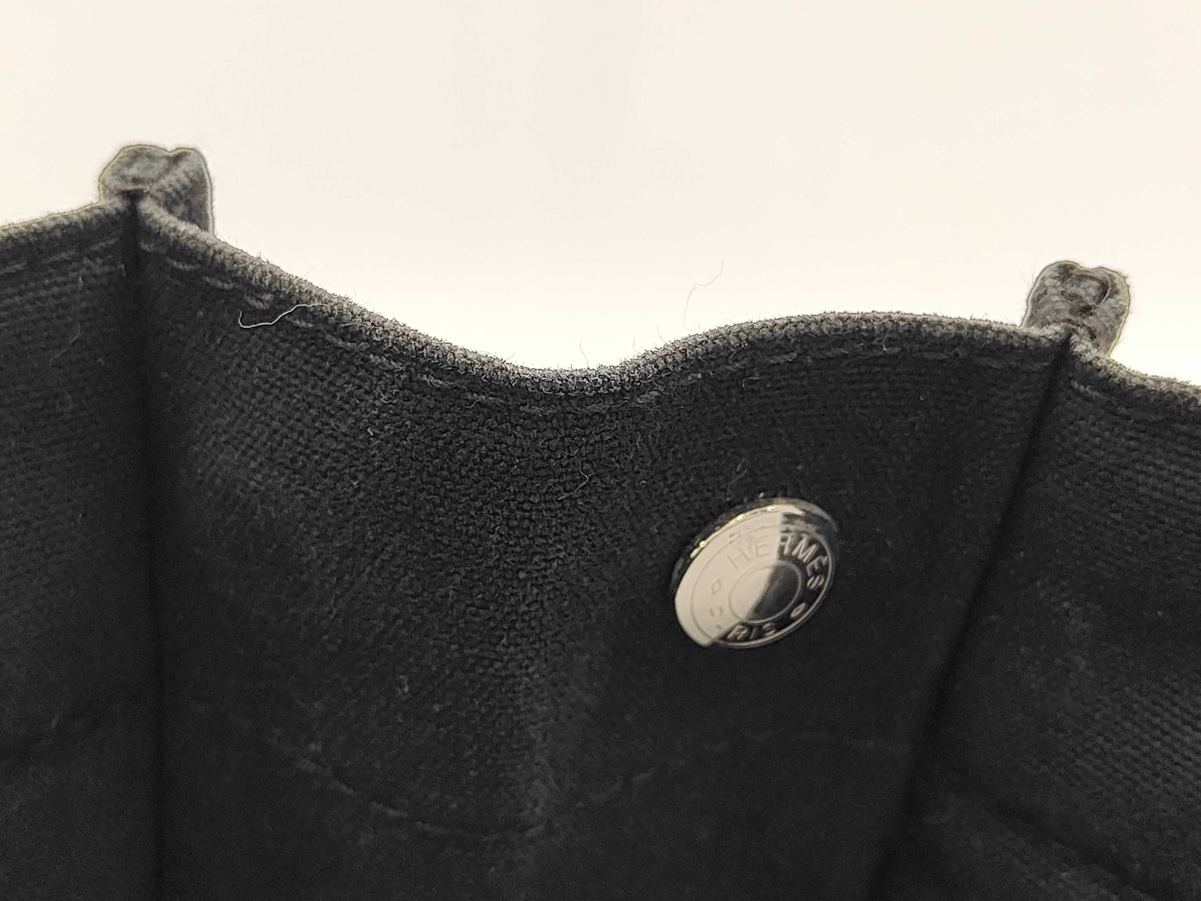 Tote Bag Fourre-Tout MM Half Leather Black x Dark Gray Tote Bag — view 8
