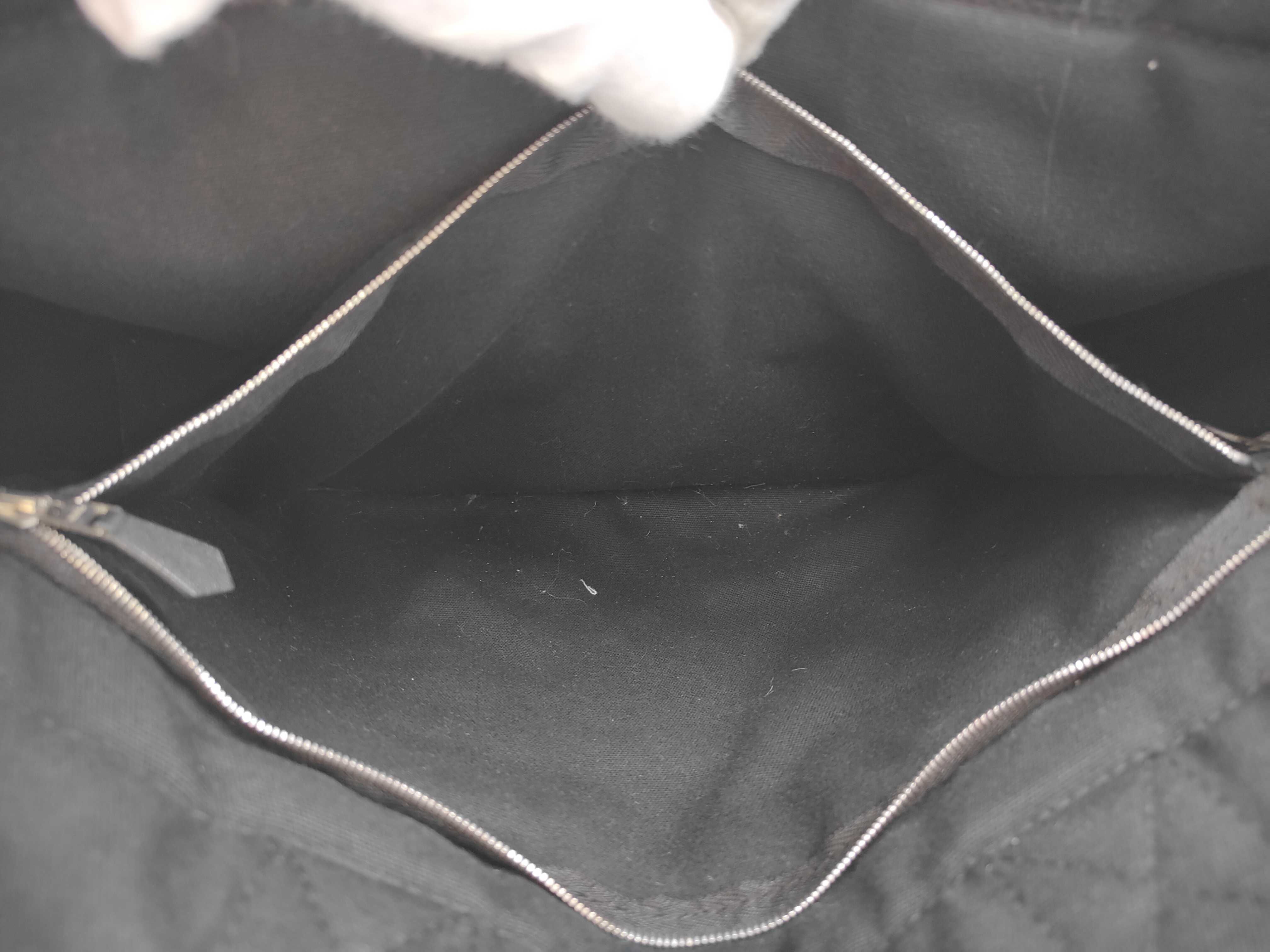 Tote Bag Fourre-Tout MM Half Leather Black x Dark Gray Tote Bag — view 10