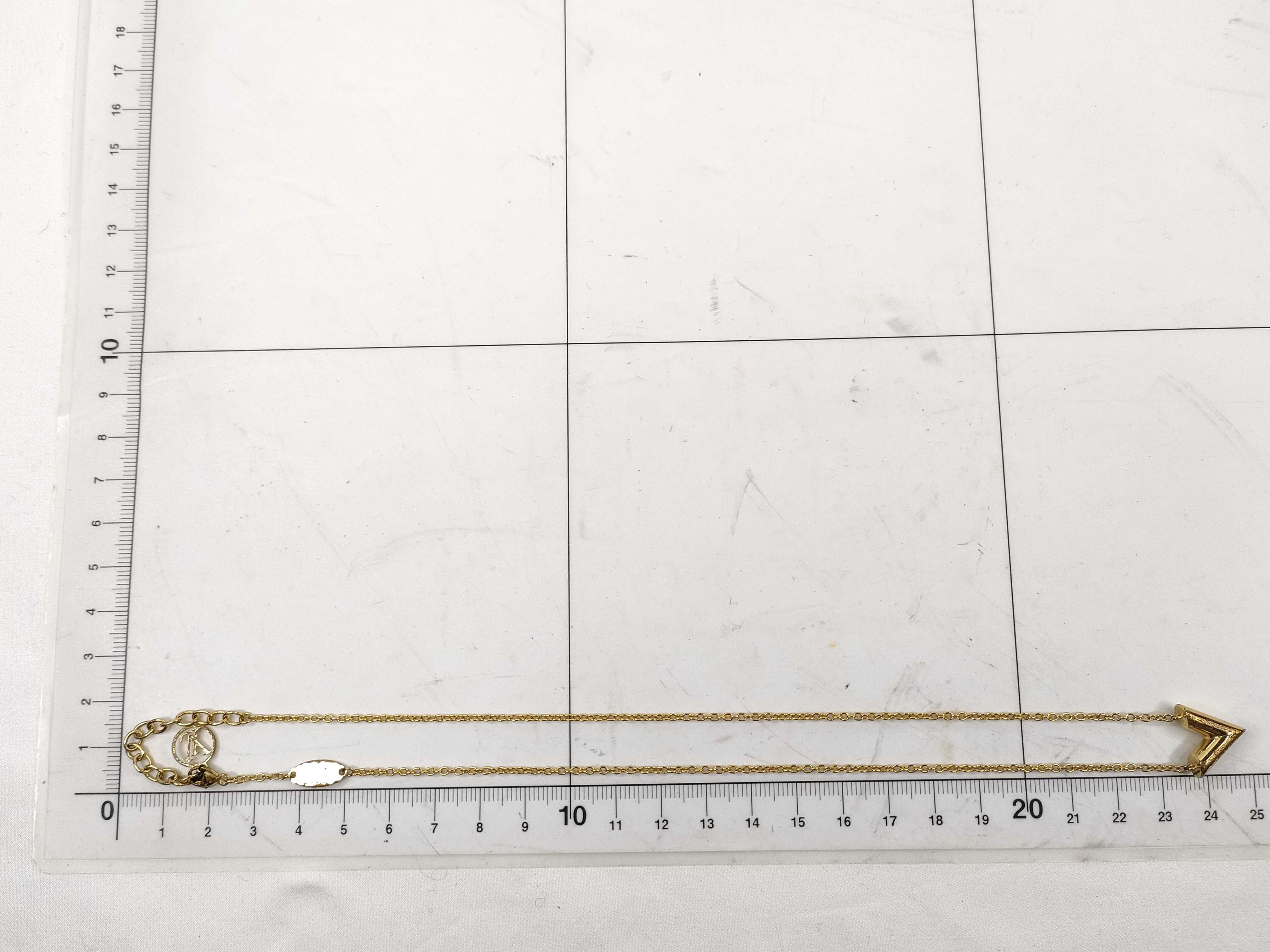 Essentiel V Gold Tone Pendant Necklace — view 11