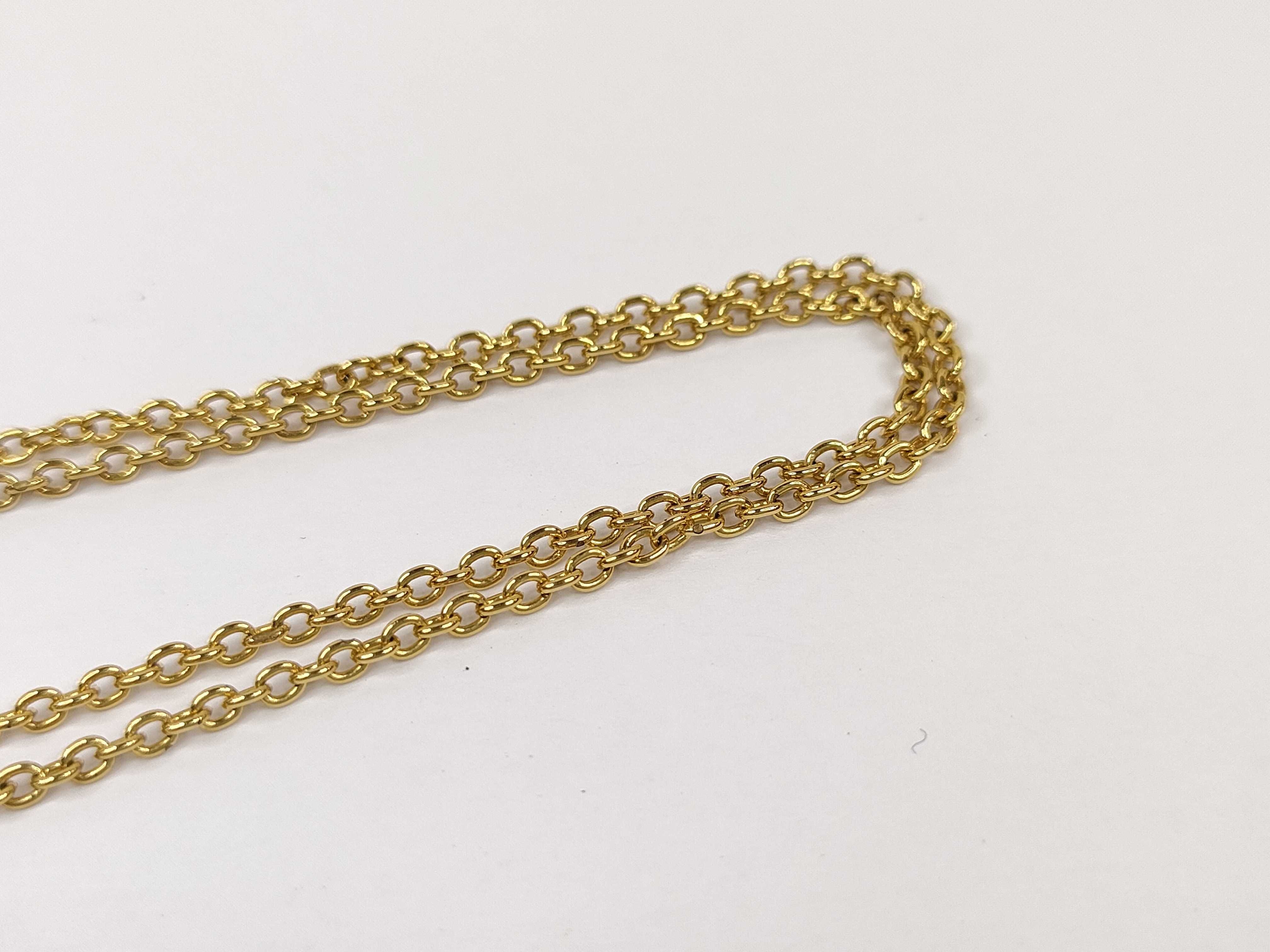 Essentiel V Gold Tone Pendant Necklace — view 7