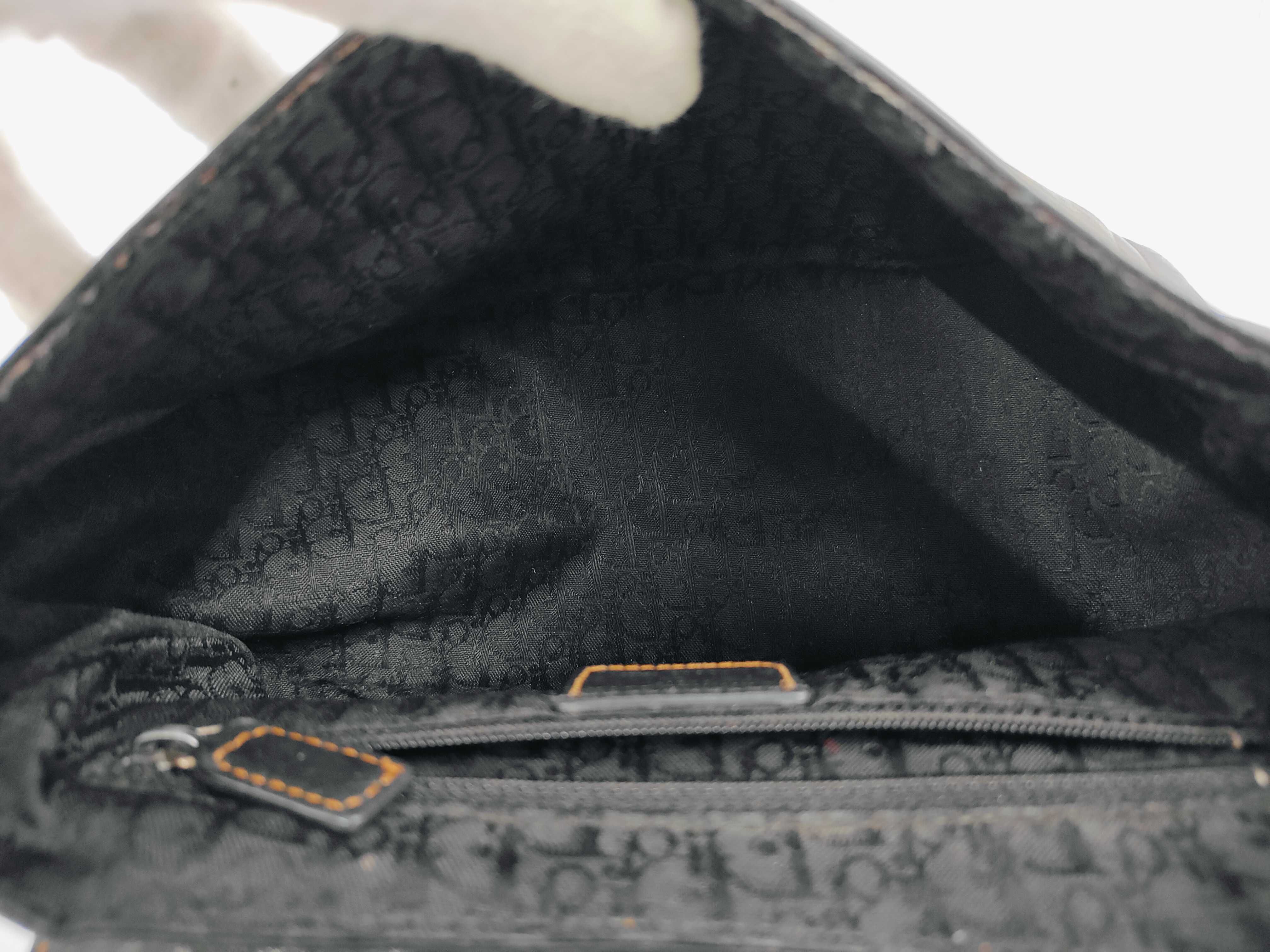 Gaucho Mini Leather Black Shoulder Bag — view 8