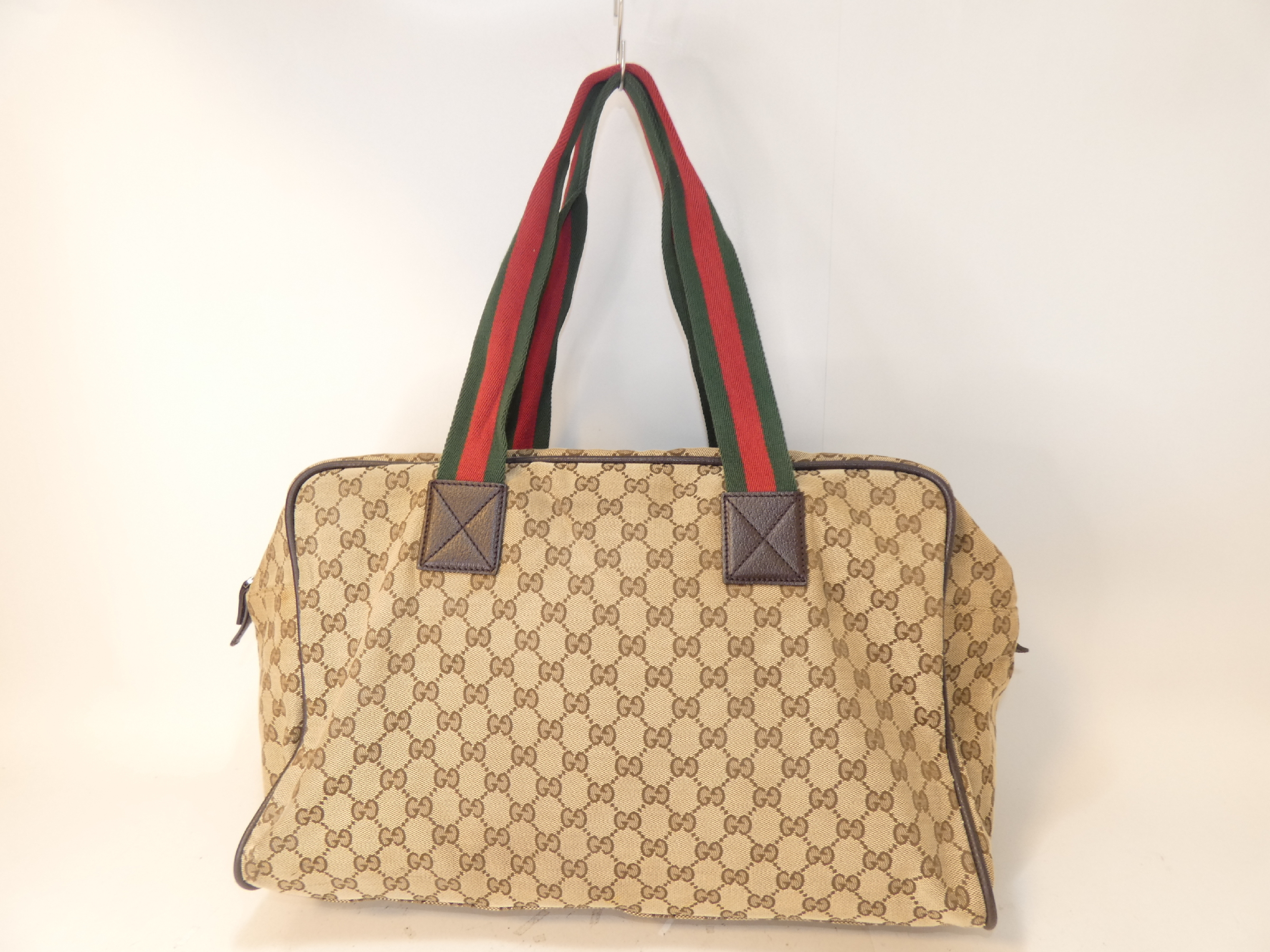 GG Canvas Square Sherry Hand Tote Bag — view 2