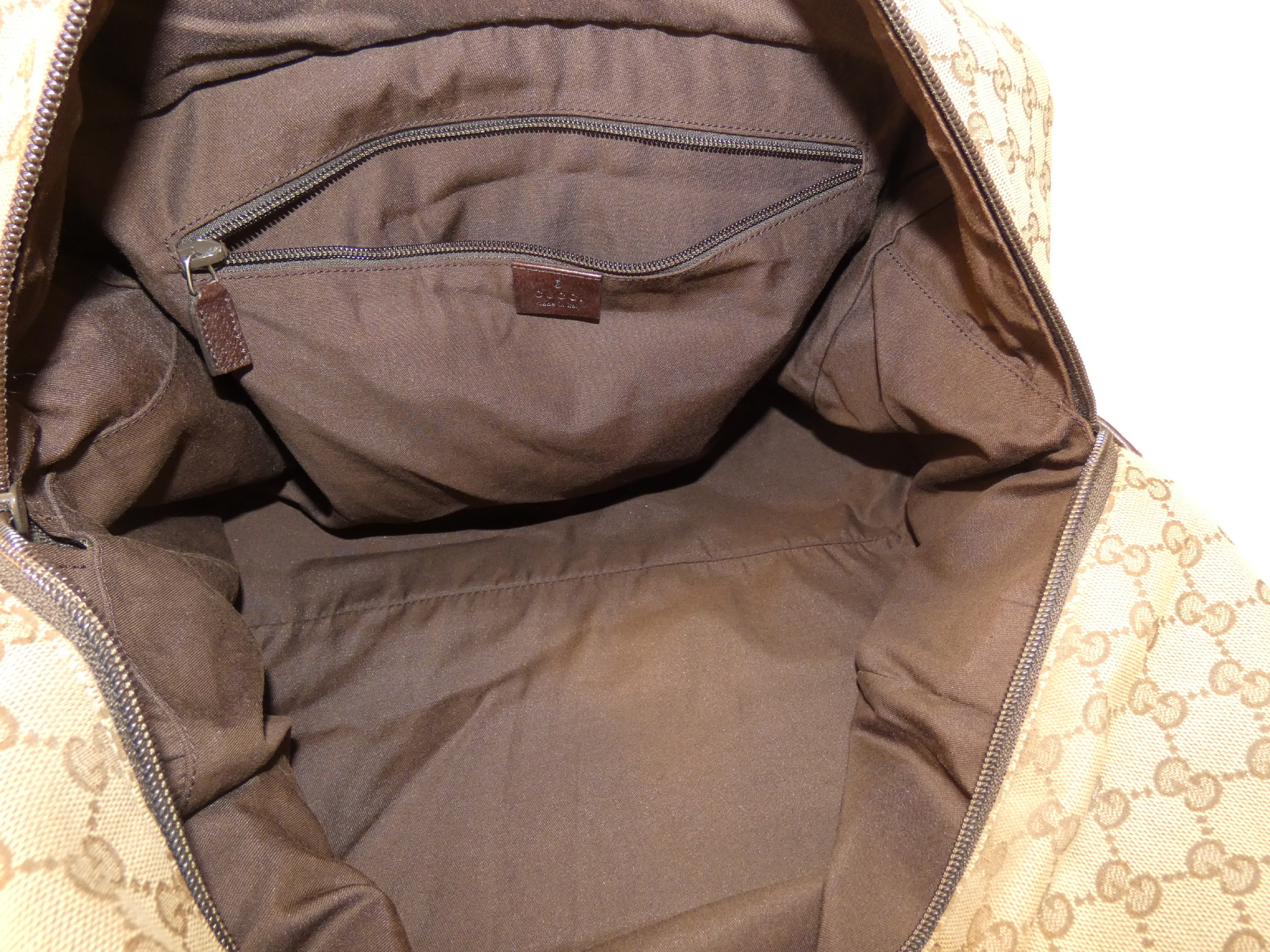 GG Canvas Square Sherry Hand Tote Bag — view 7