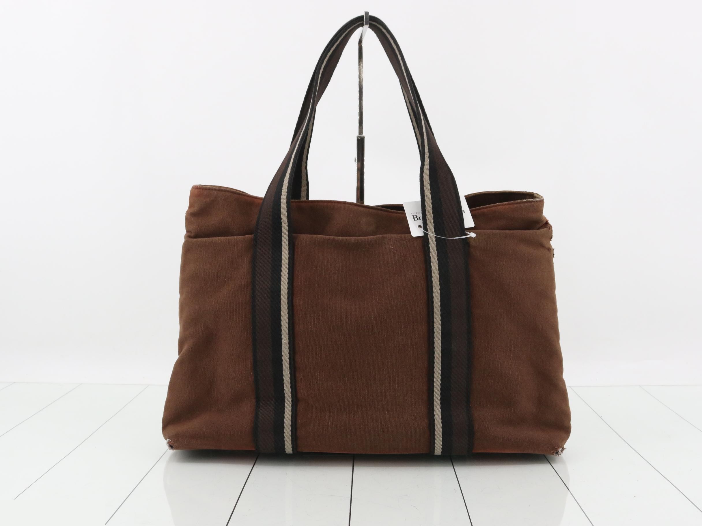 Troca Horizontal MM Canvas Silver Hardware Handbag Tote — view 2