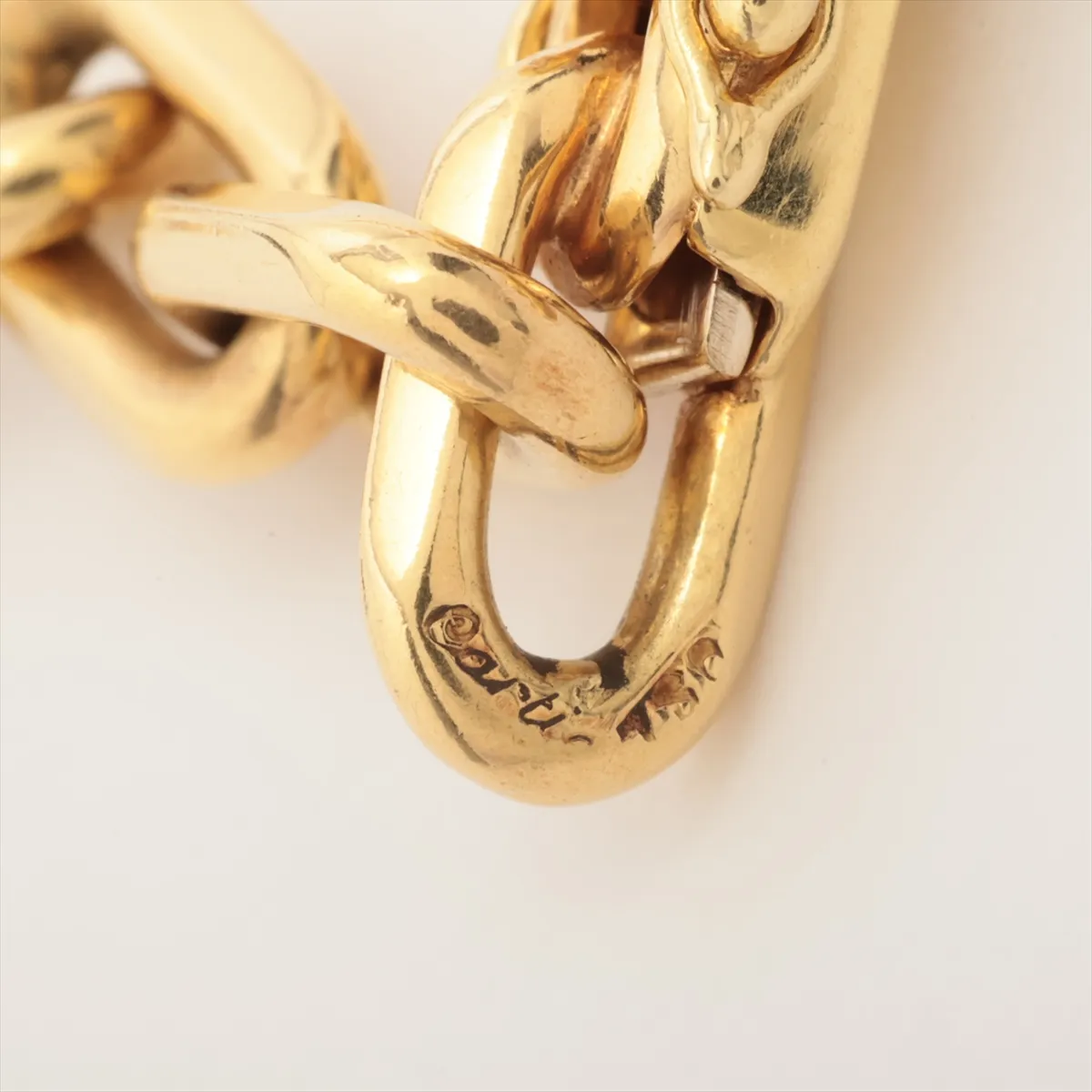 Necklace 750(YG) 88.4g 30070 Engraving is about to fade Side stopper is loose — view 4