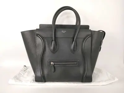 Luggage Handbag, Black Tote Bag