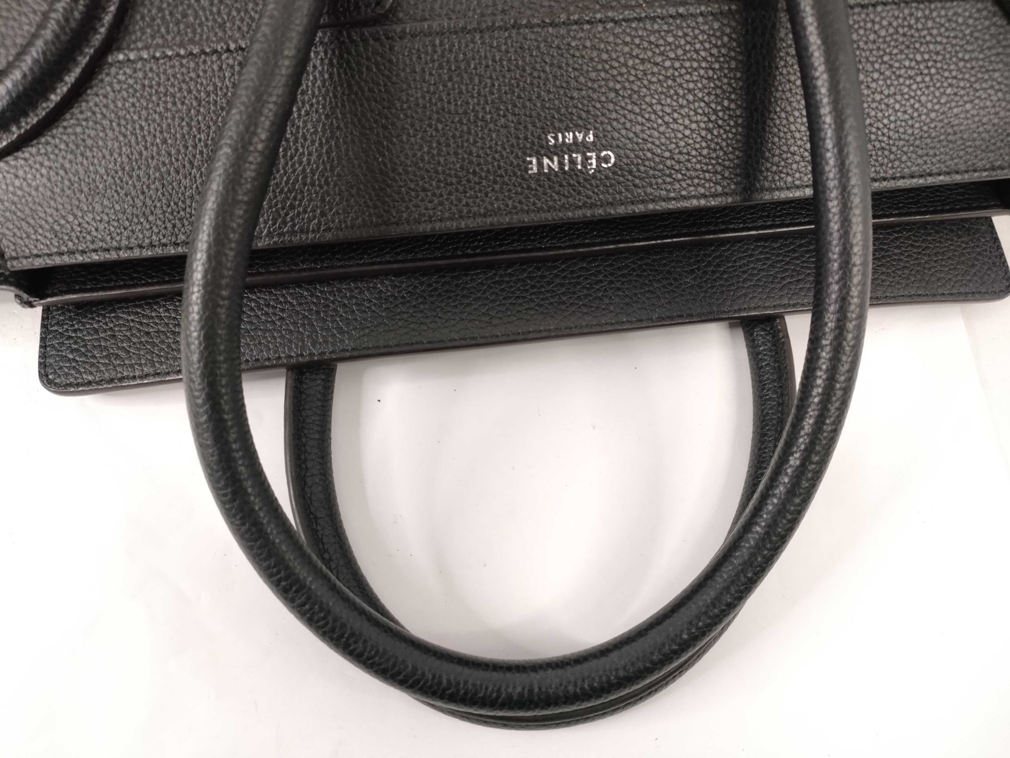 Luggage Handbag, Black Tote Bag — view 3