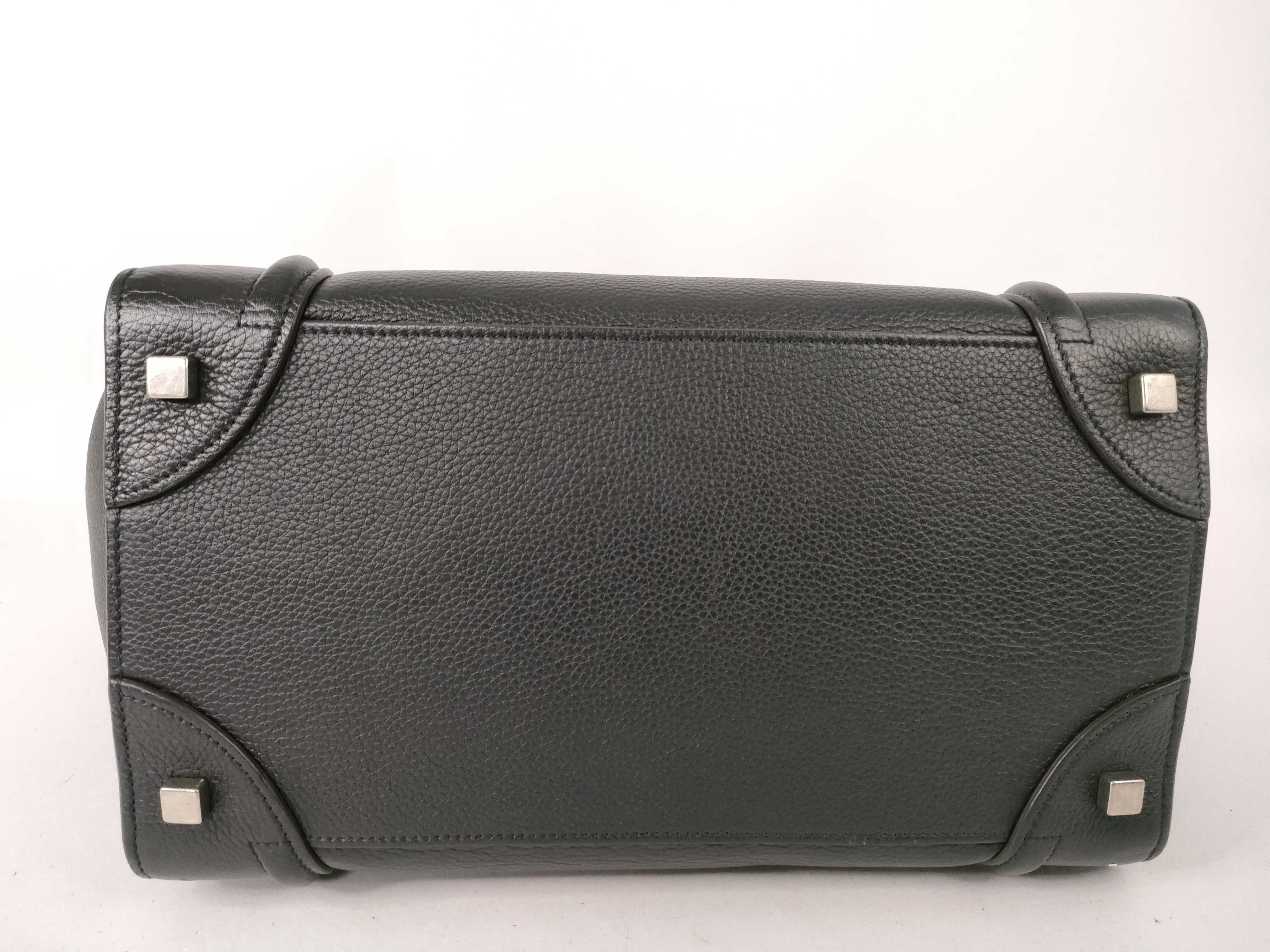 Luggage Handbag, Black Tote Bag — view 7
