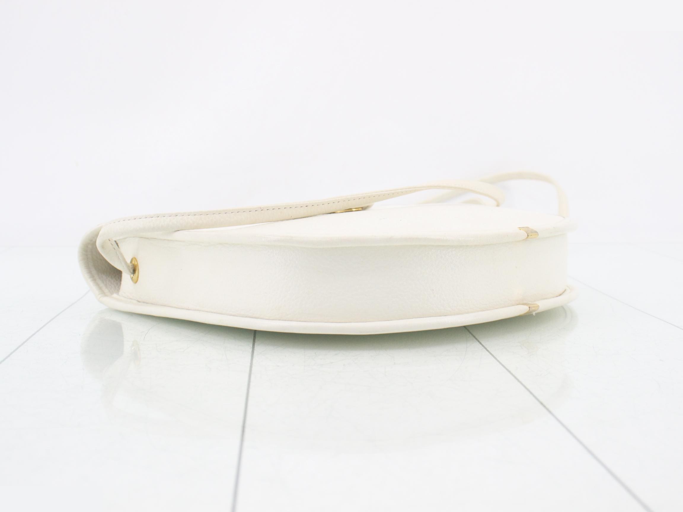 White leather shoulder bag — view 5