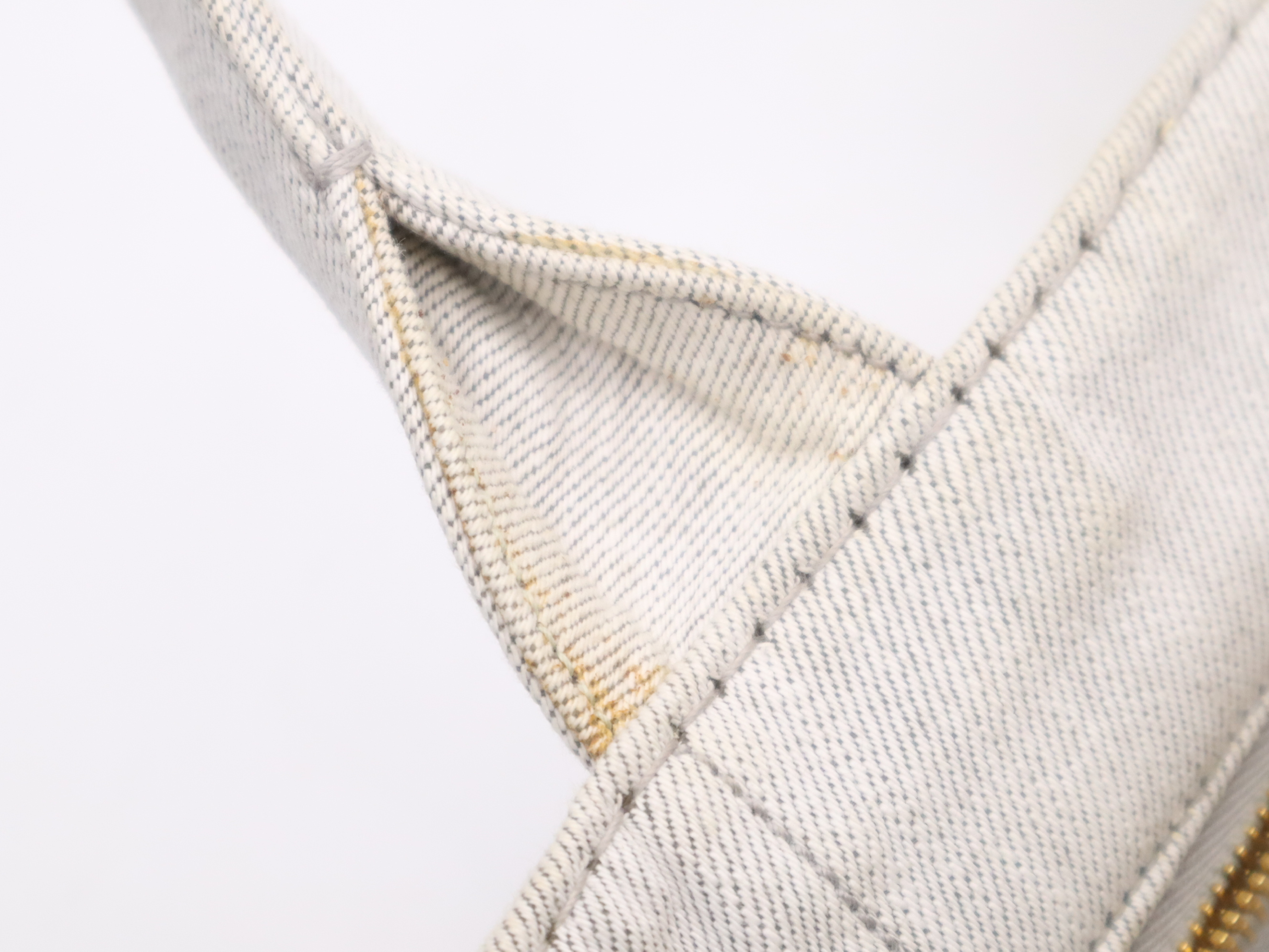 Denim Canapa Tote Bag with Shoulder Strap (Shoulder Bag) — view 9