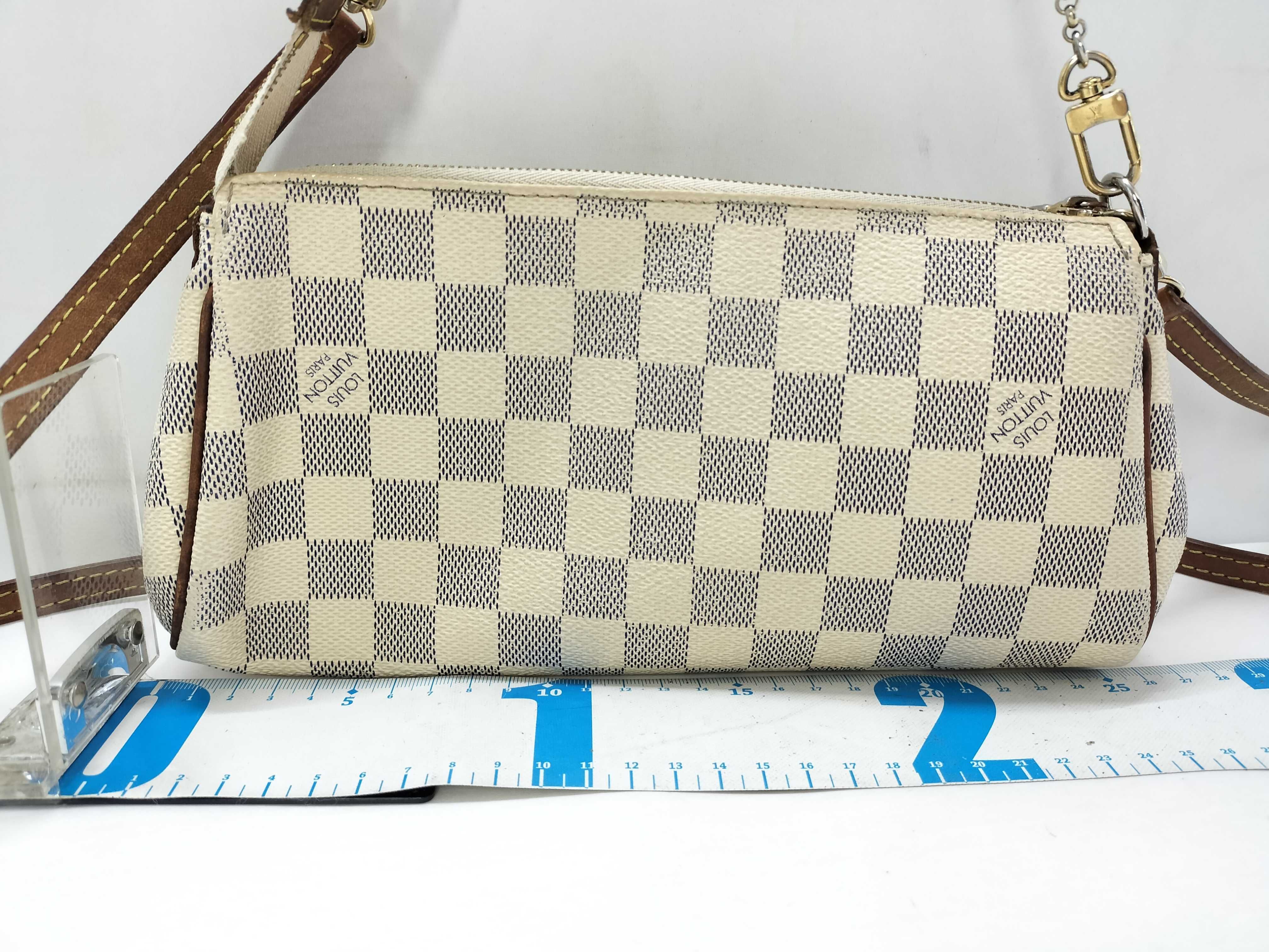 Damier Azur TR- Damier Azur Eva Clutch Bag Shoulder Bag — view 2