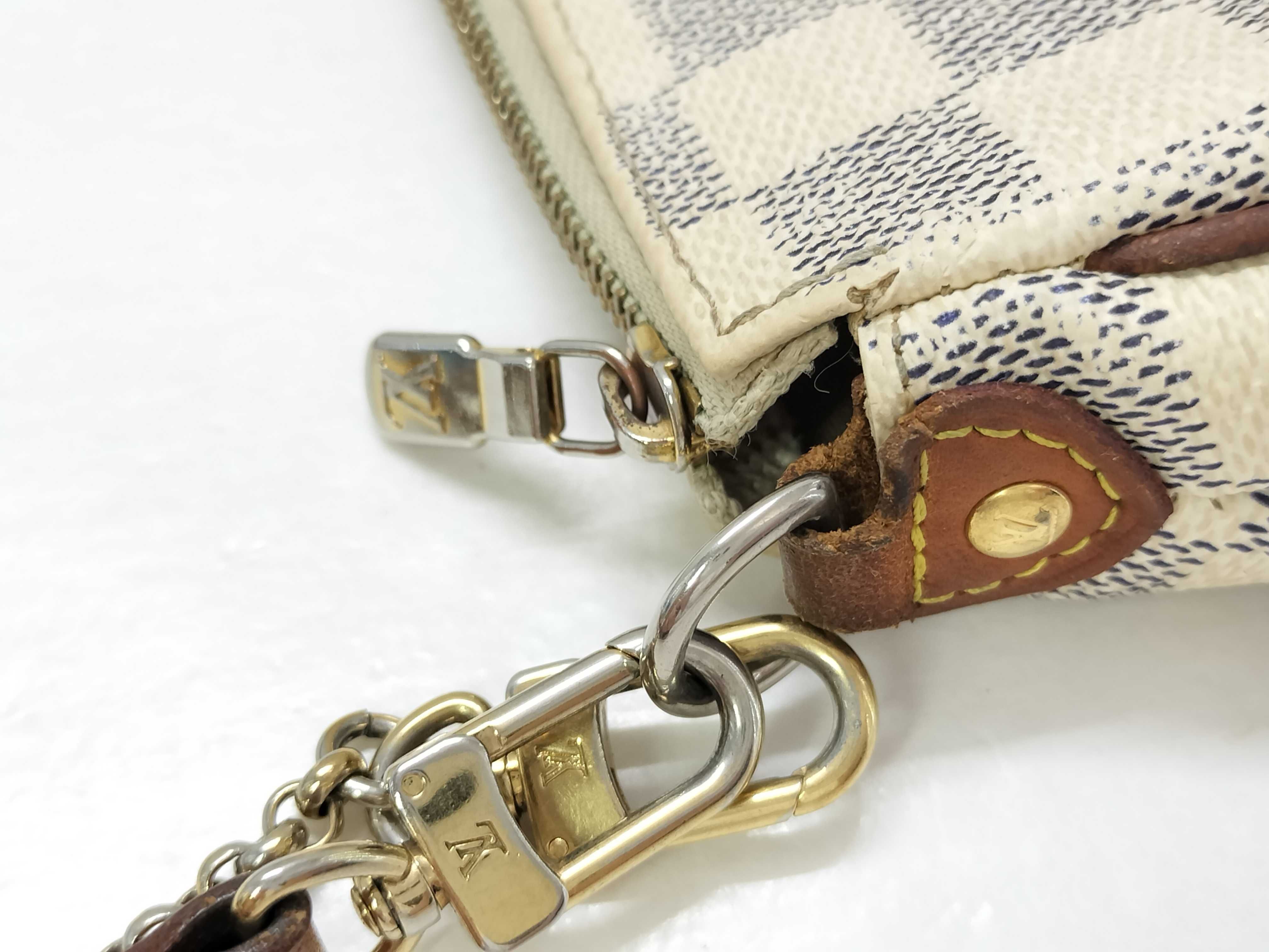 Damier Azur TR- Damier Azur Eva Clutch Bag Shoulder Bag — view 5