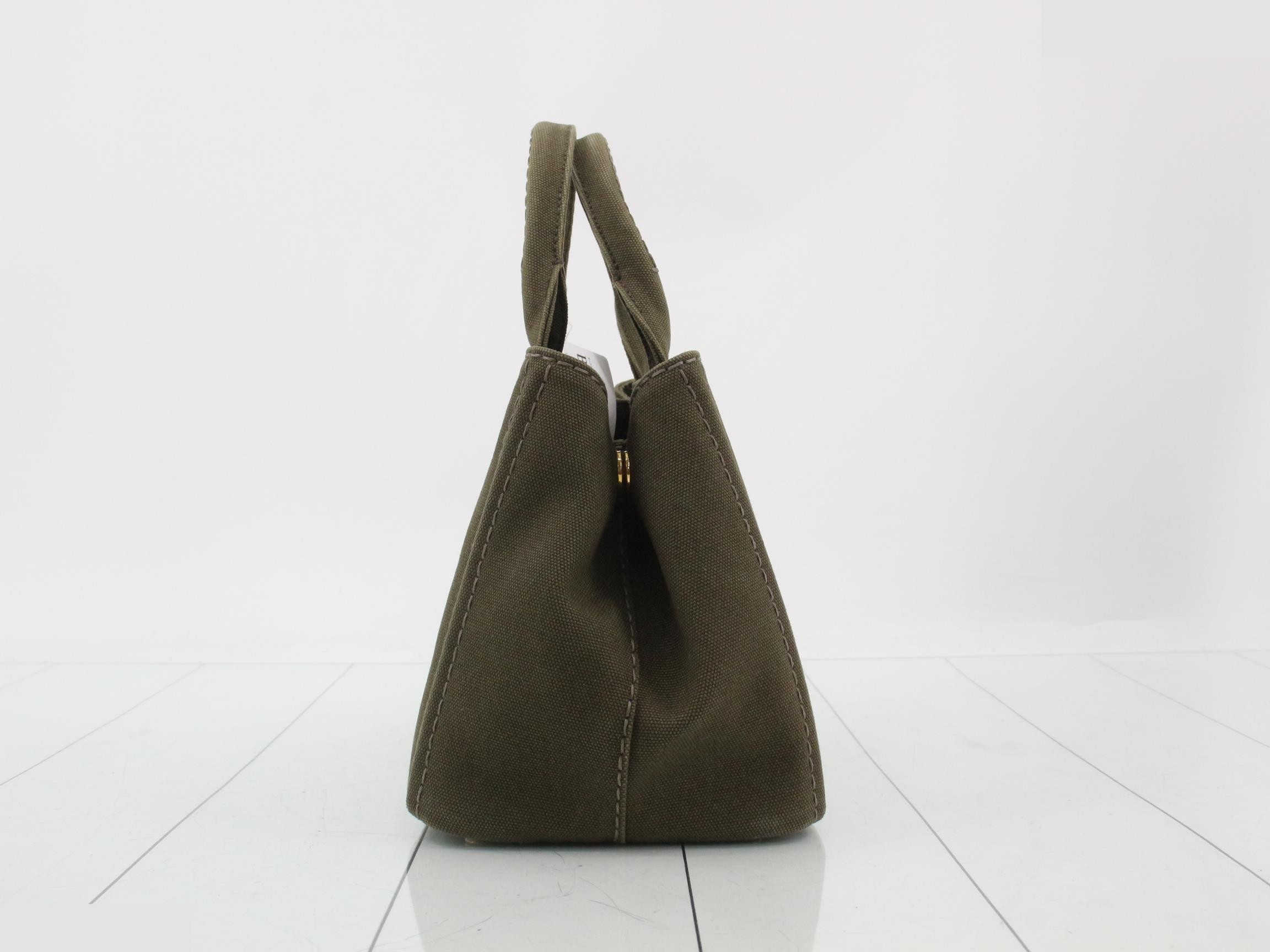 Canapa Tote Bag, Khaki — view 3