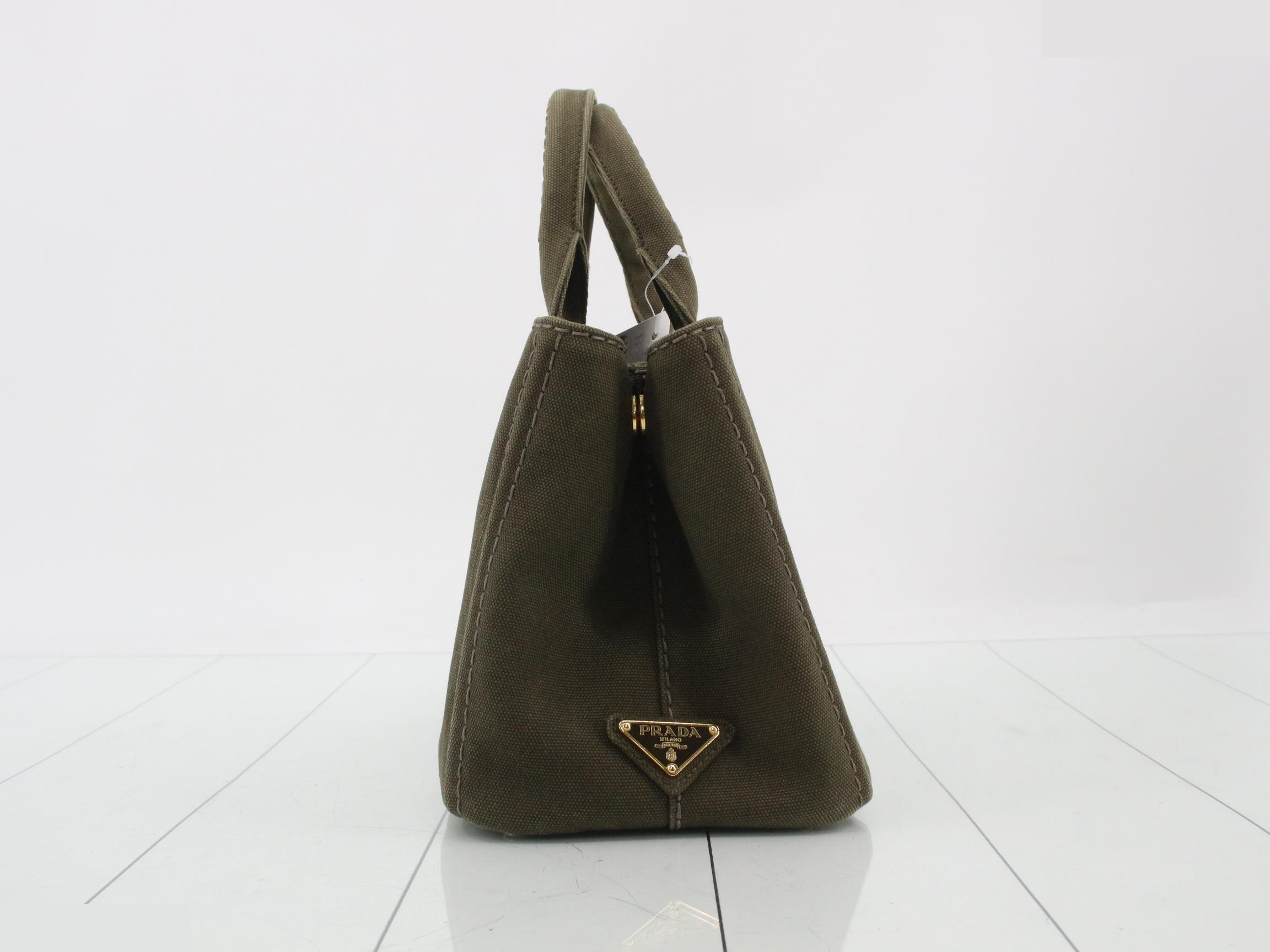 Canapa Tote Bag, Khaki — view 4