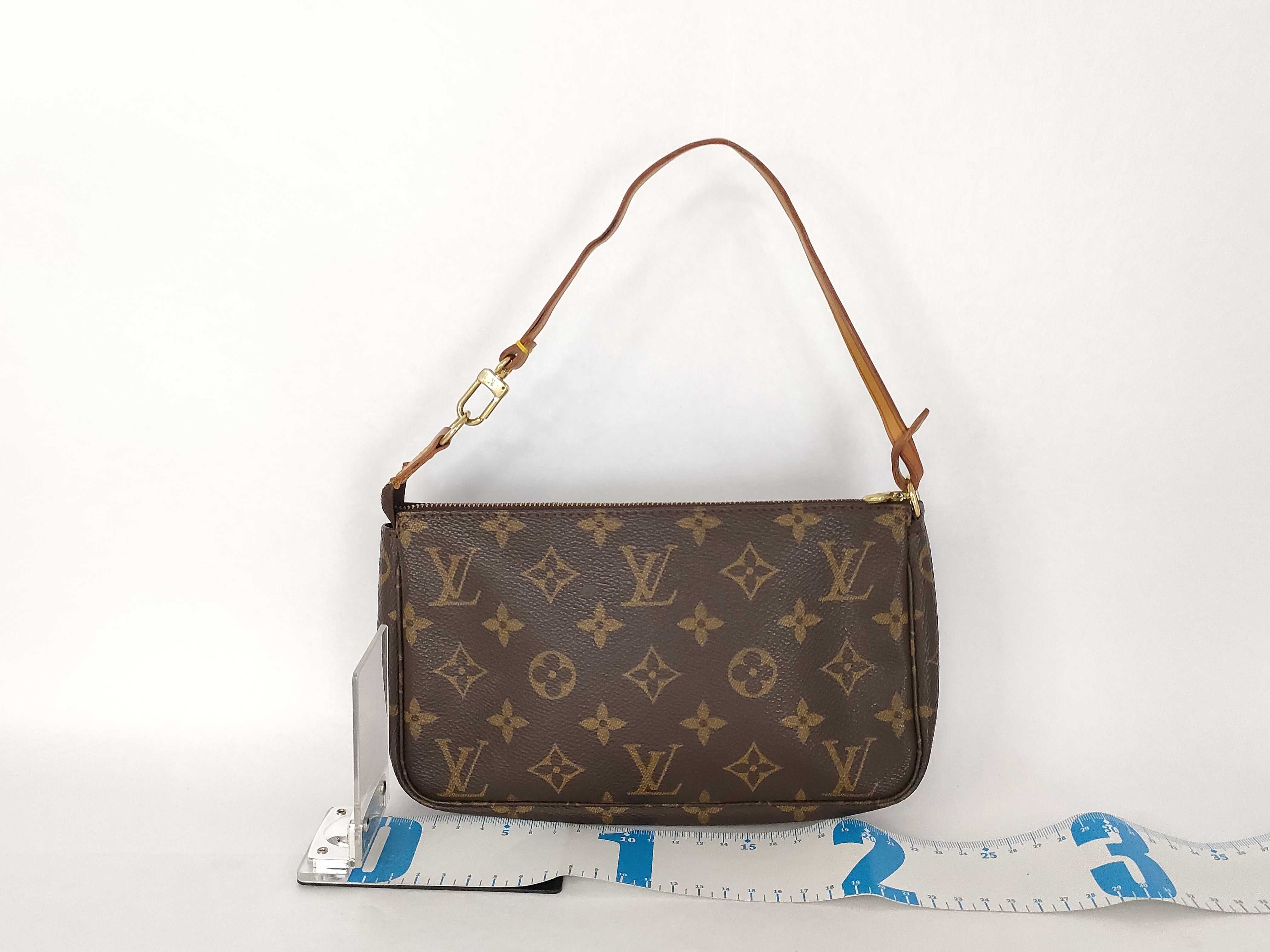 Monogram Pochette Accessoire Handbag Pouch Brown M51980 Pouch — view 2