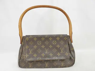 Monogram Mini Looping Handbag M51147 Brown MI0032