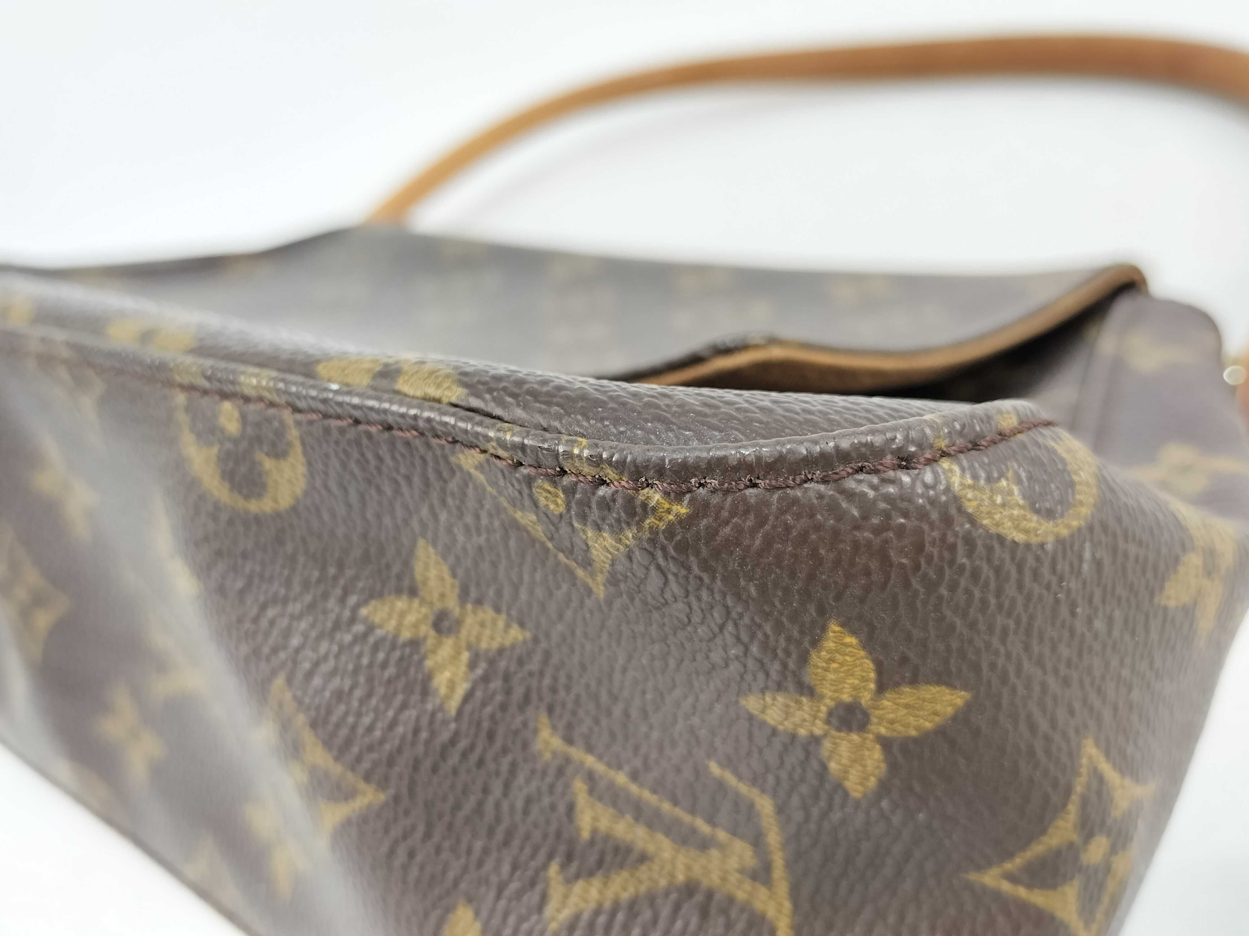 Monogram Mini Looping Handbag M51147 Brown MI0032 — view 6