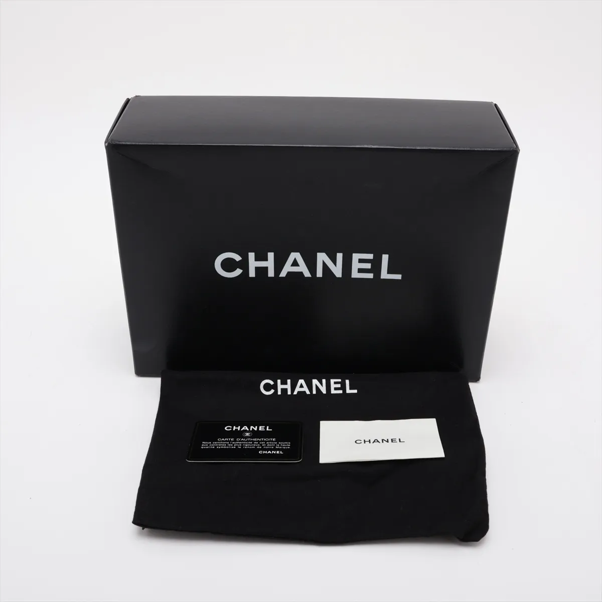 [Individually packaged] Chanel Matelassé 25 Lambskin Double Flap Double Chain Bag, Black with Gold Hardware, 1753611, Series 1, A01112 — view 12