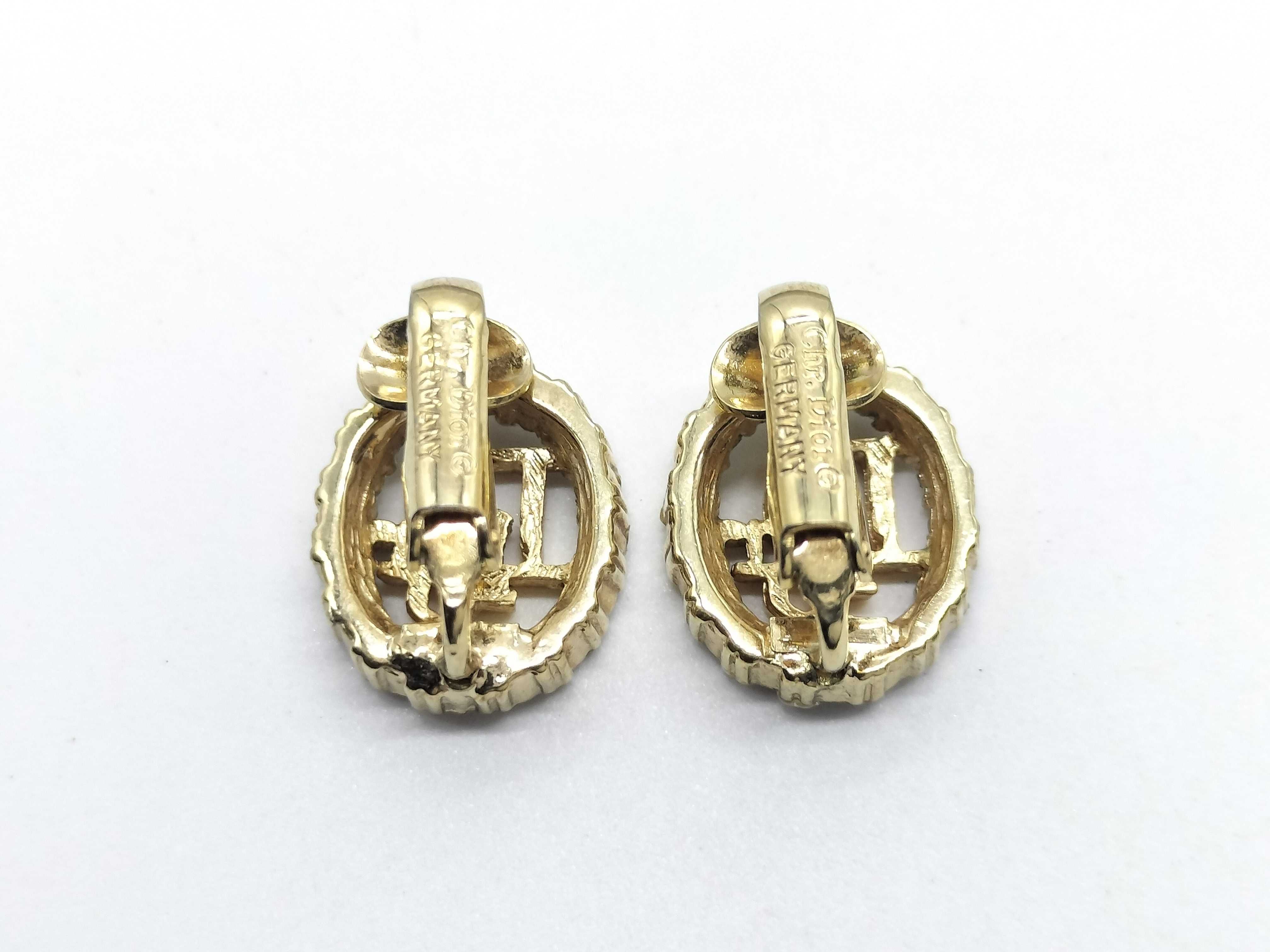 Logo Rhinestone Earrings — view 3