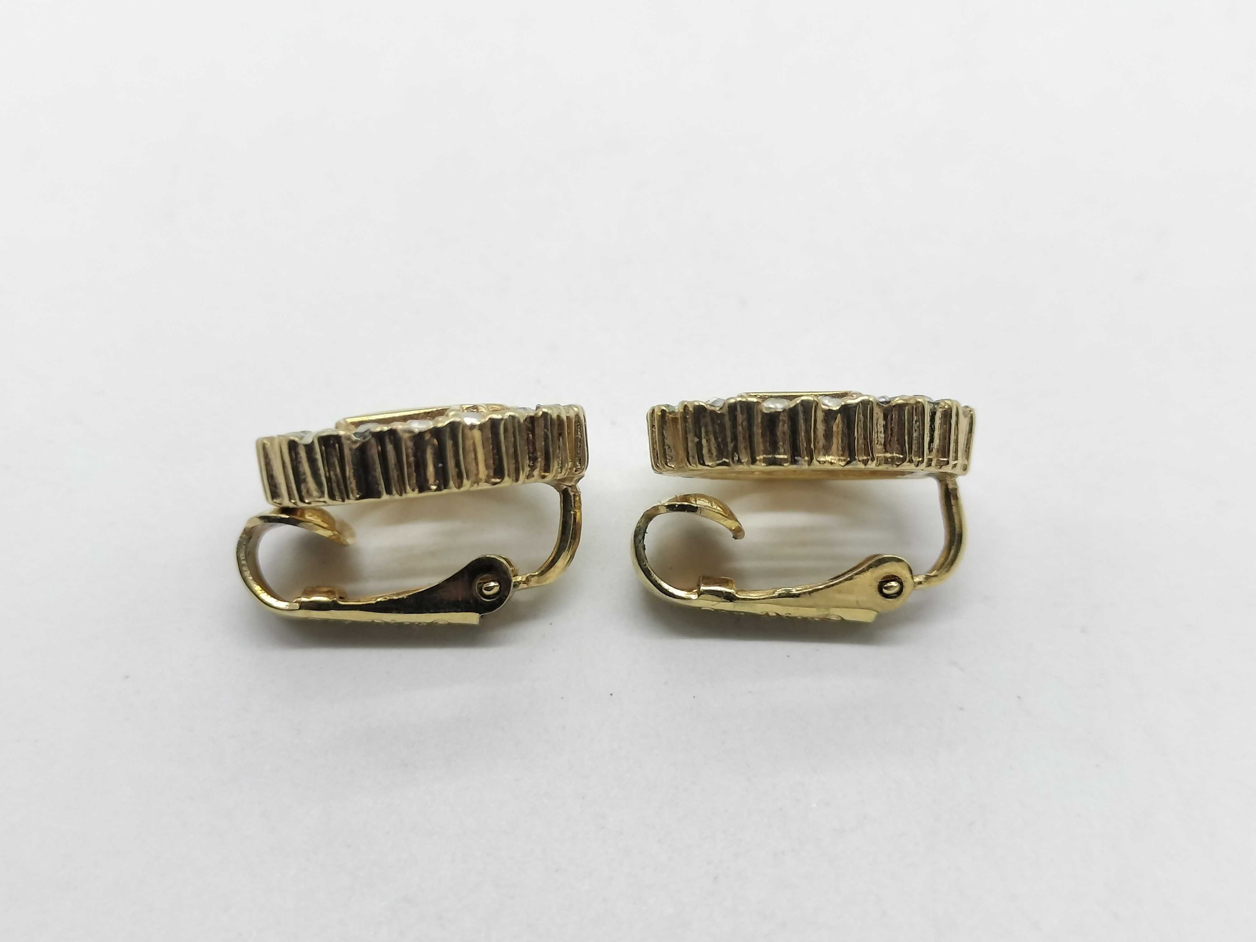 Logo Rhinestone Earrings — view 4