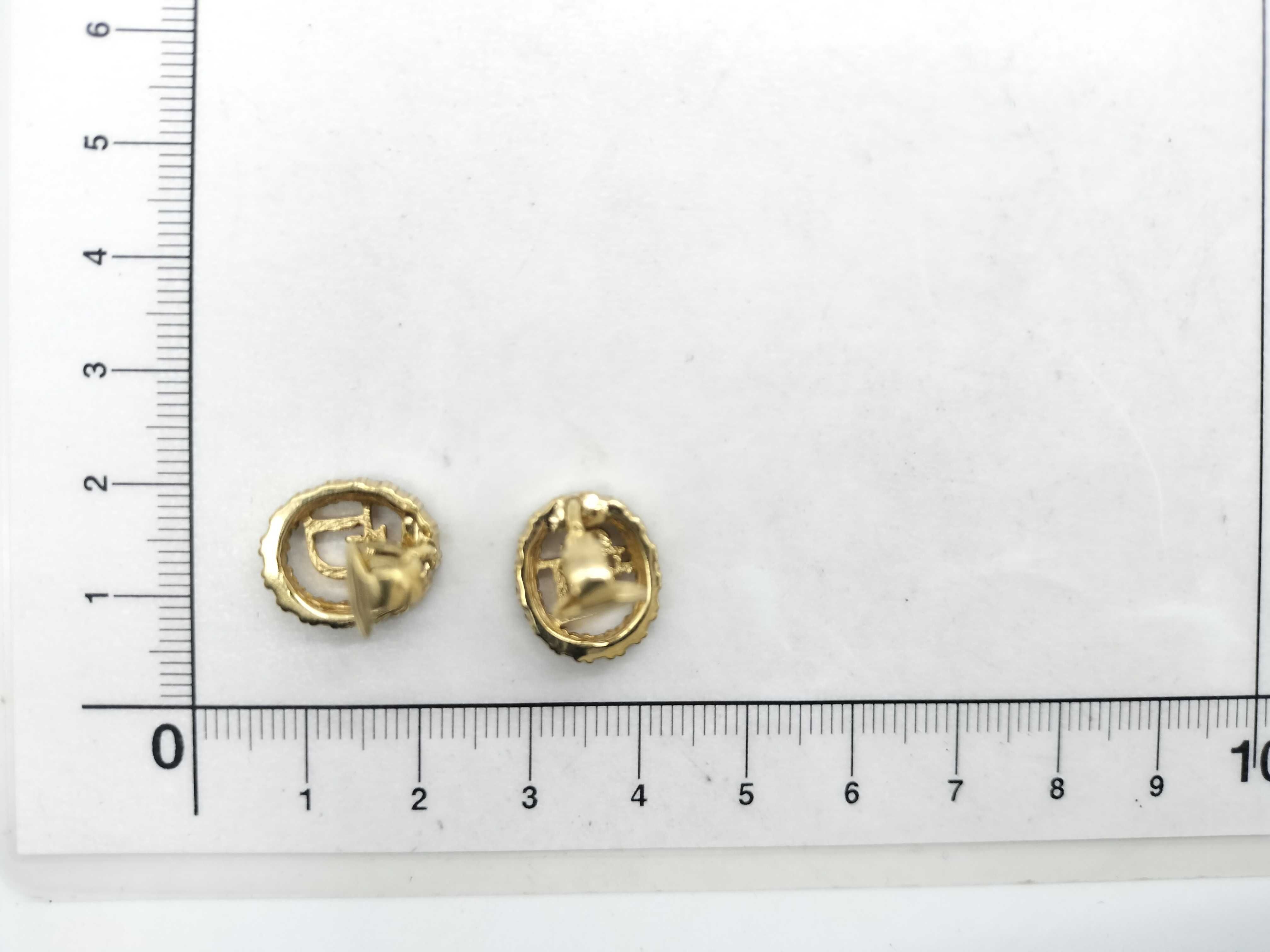 Logo Rhinestone Earrings — view 8