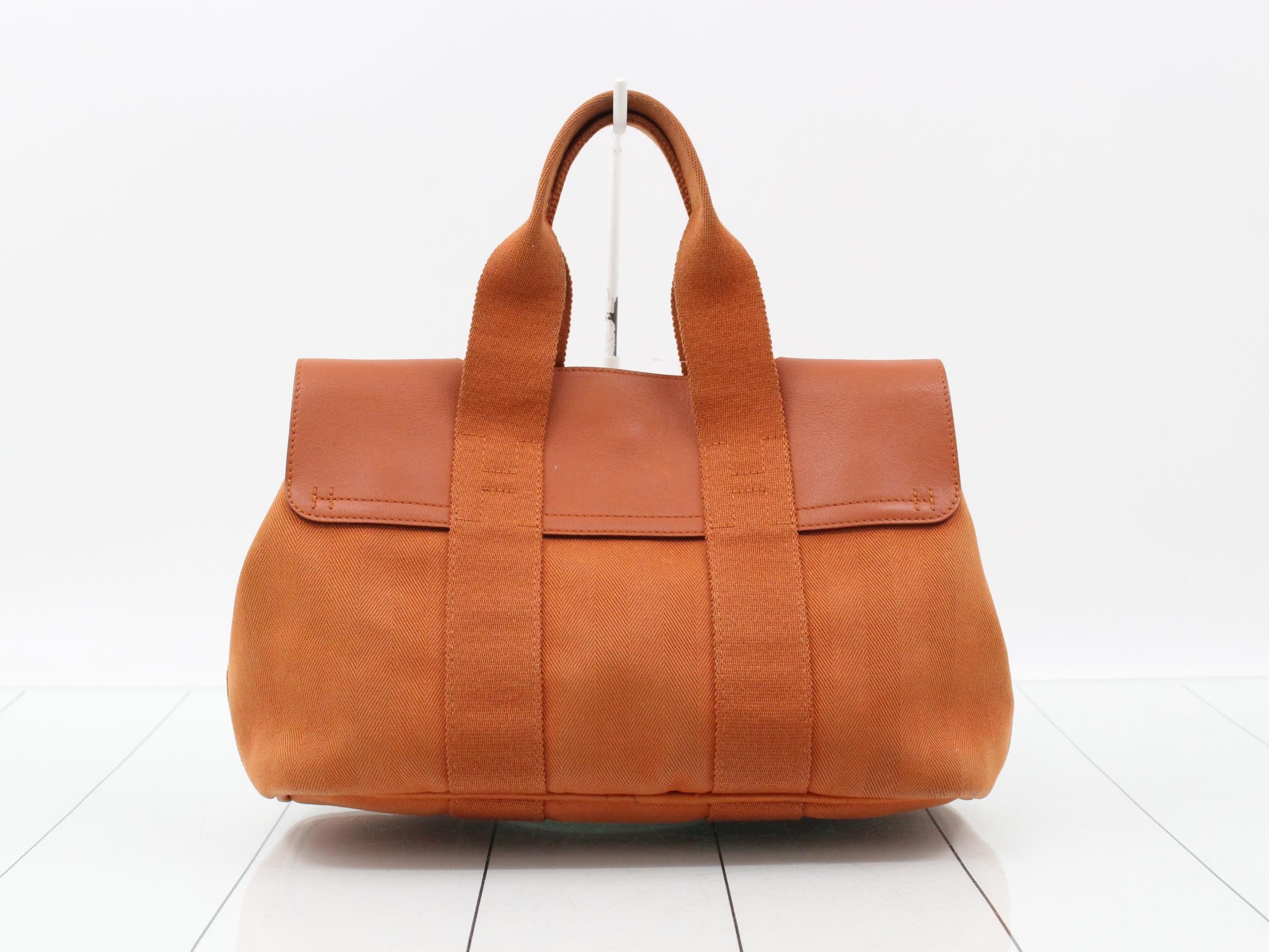 Valparaiso PM Canvas Handbag with Pouch, Brown — view 2