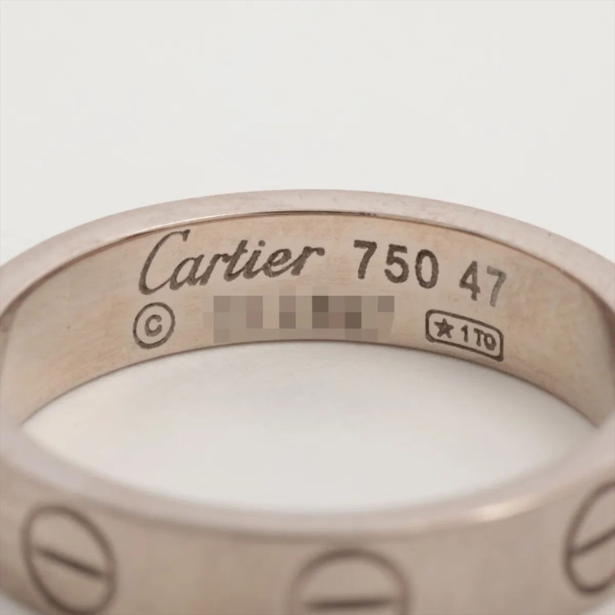 Mini Love Ring 750(WG) 3.7g 47 CI2897 Bruise — view 3