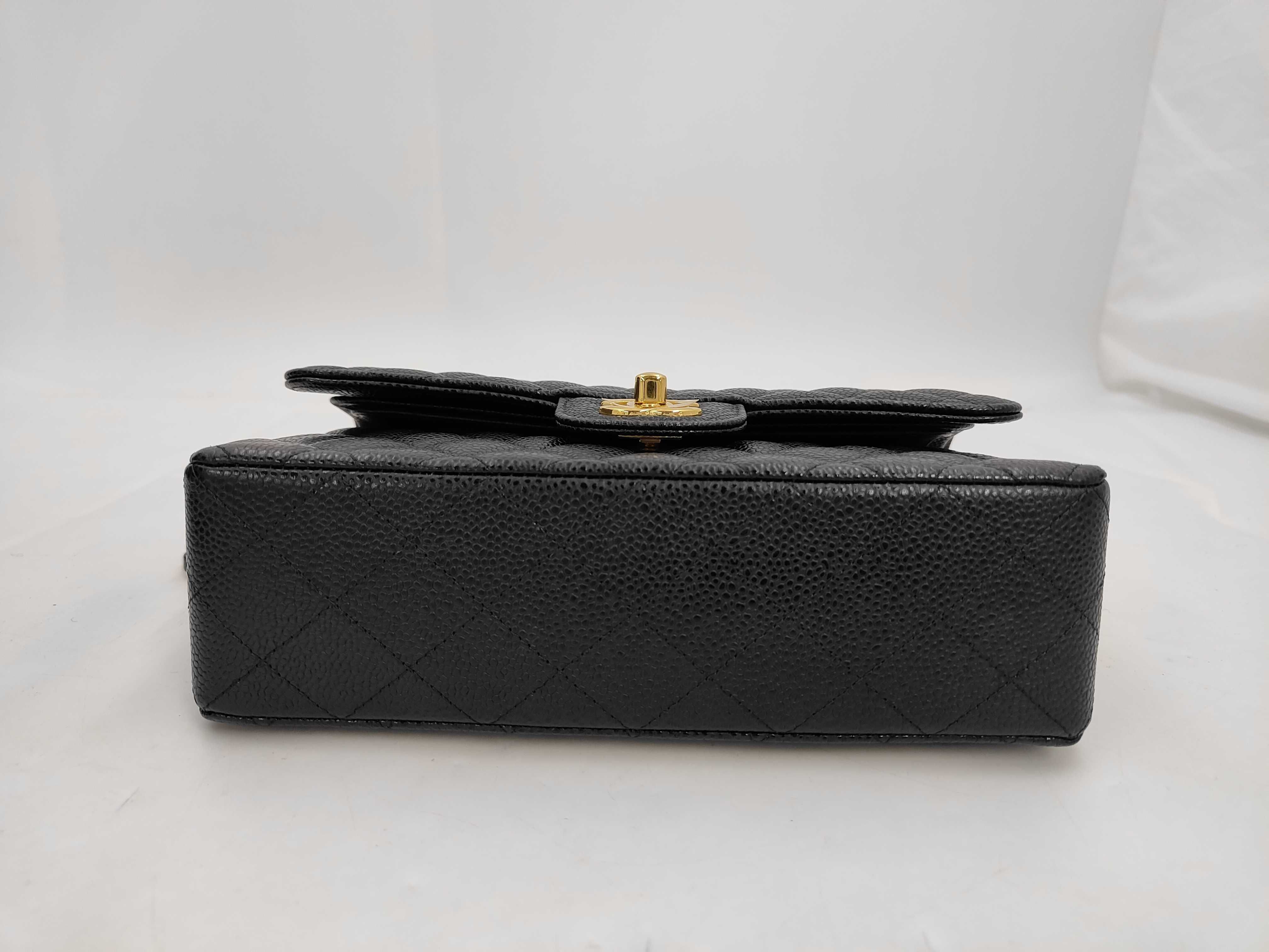 CF Black Gold Calfskin Shoulder Bag — view 4