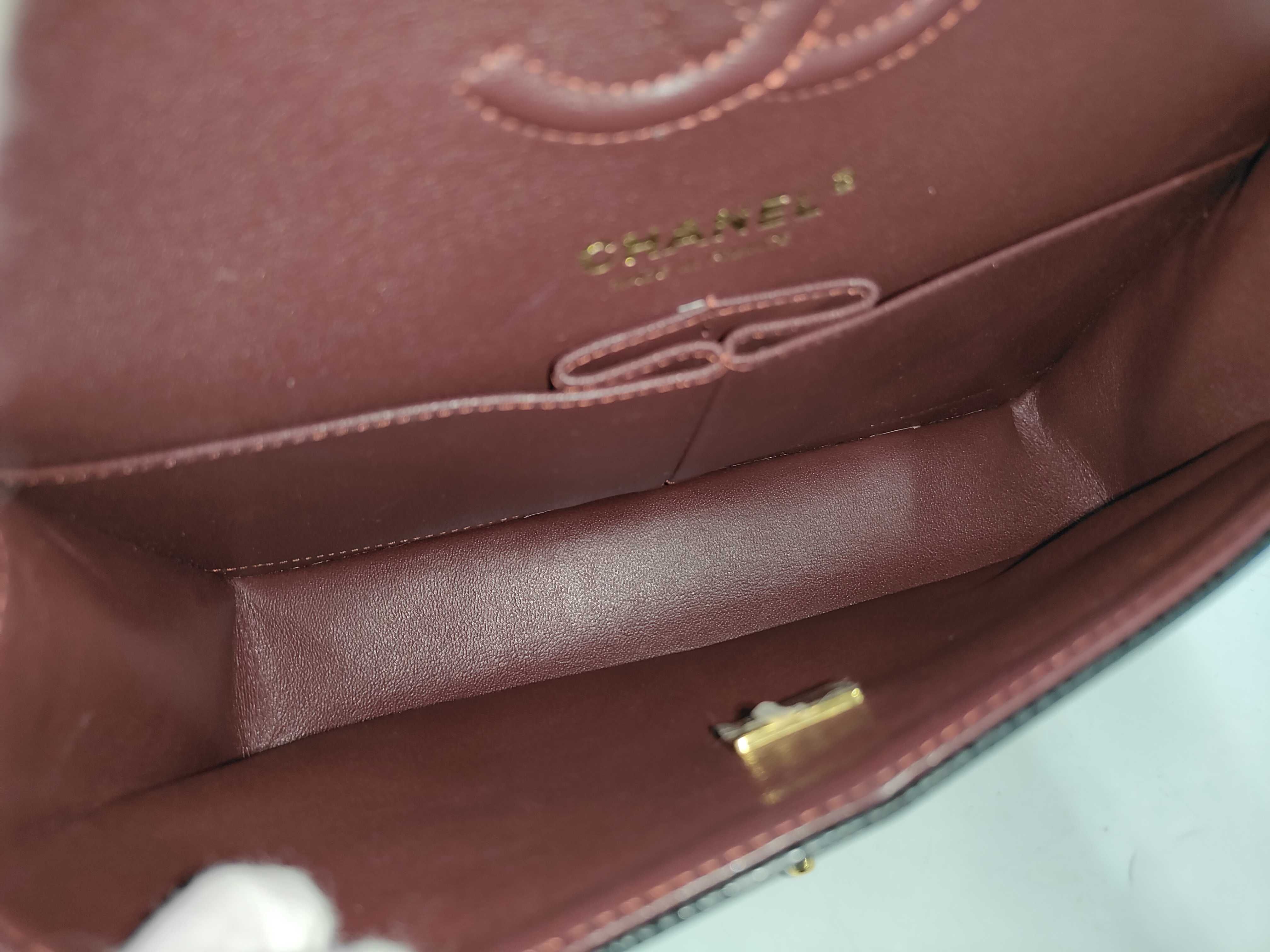 CF Black Gold Calfskin Shoulder Bag — view 9