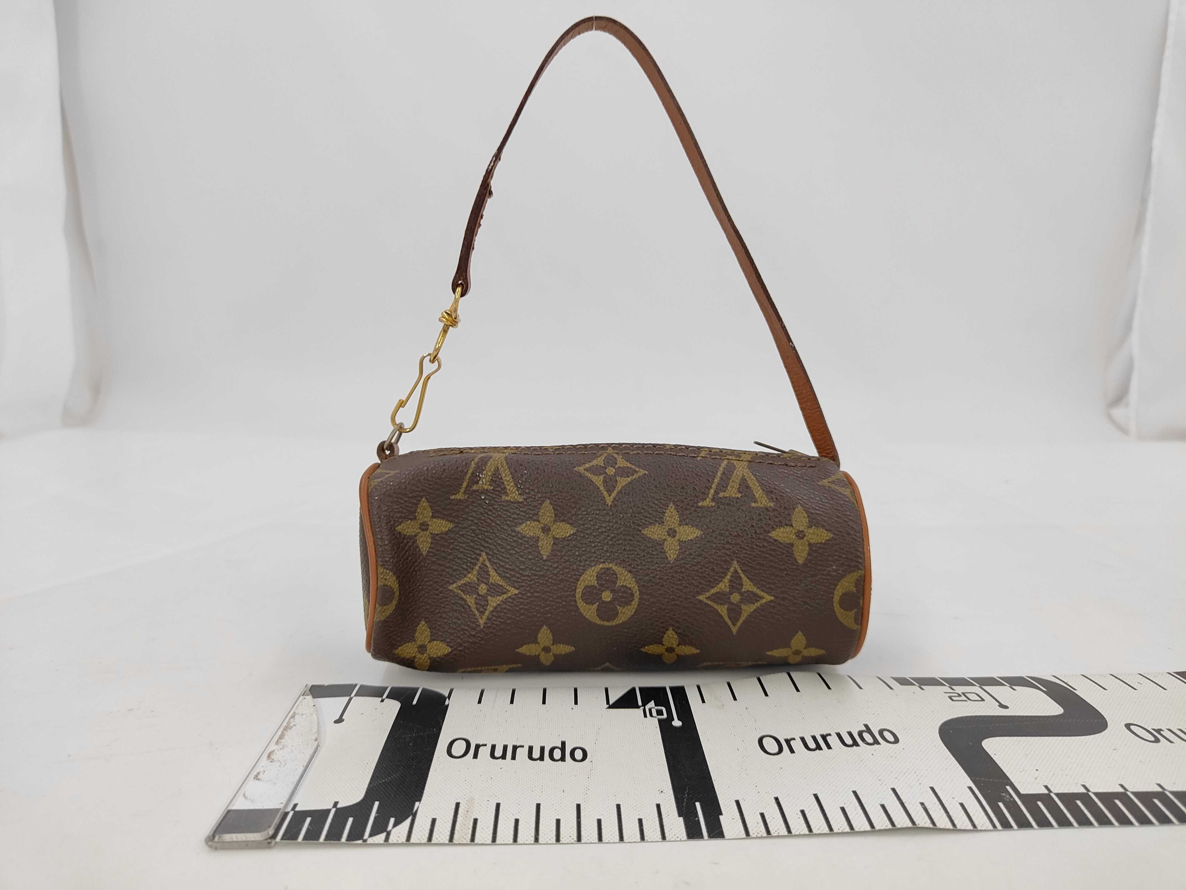 Monogram Louis Vuitton Monogram Papillon attached pouch — view 2