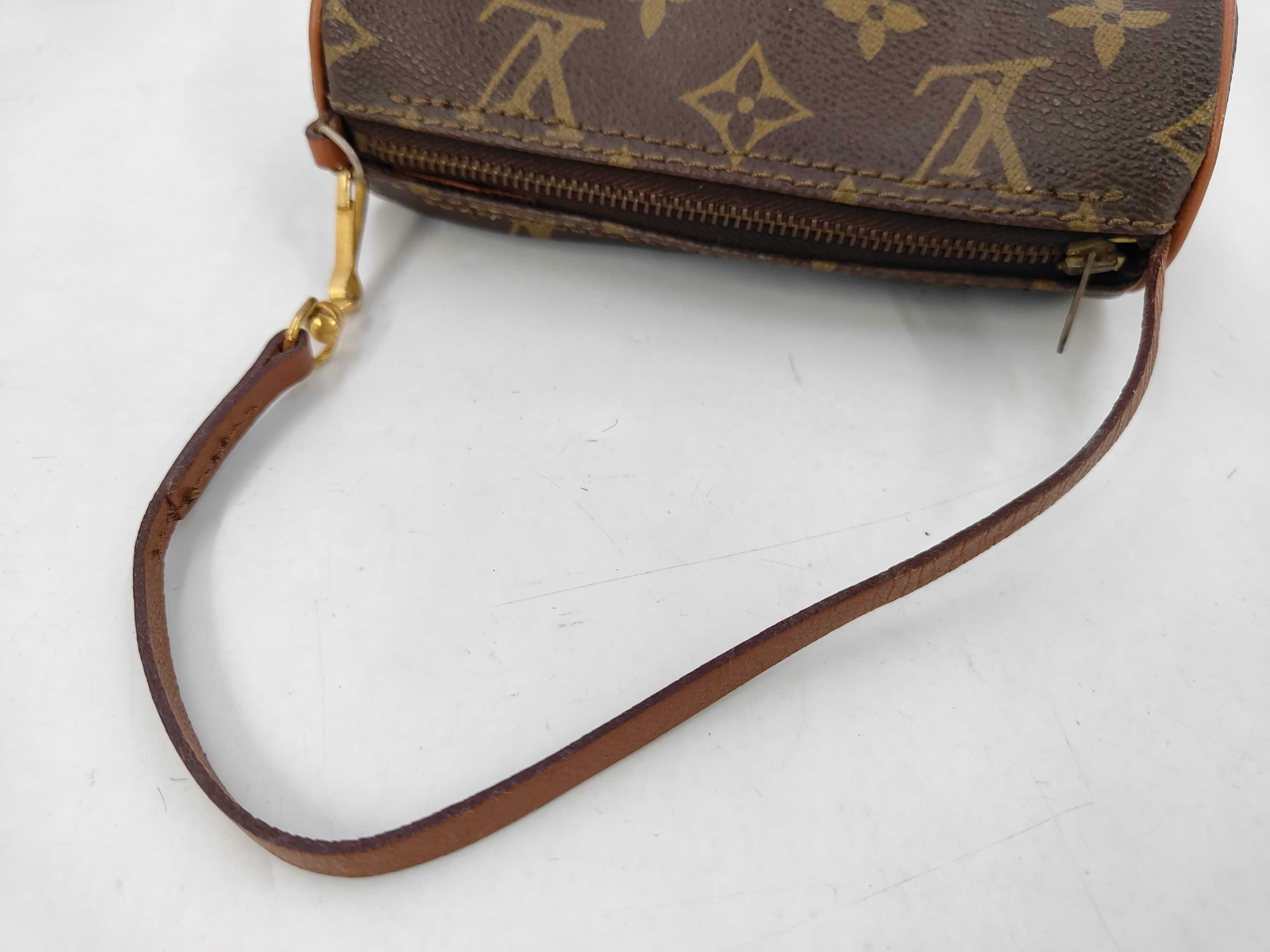 Monogram Louis Vuitton Monogram Papillon attached pouch — view 5