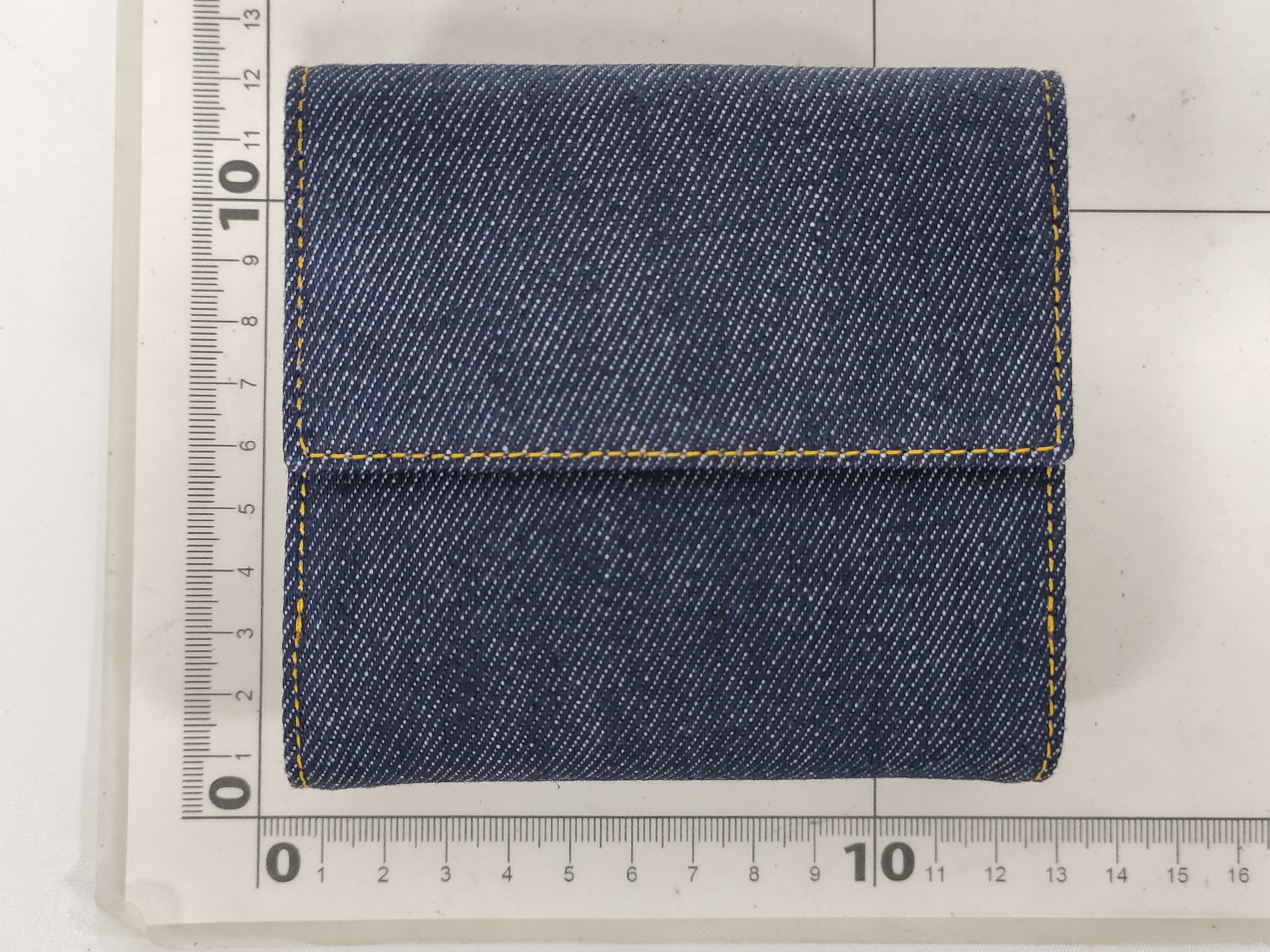 denim double-hook wallet — view 2