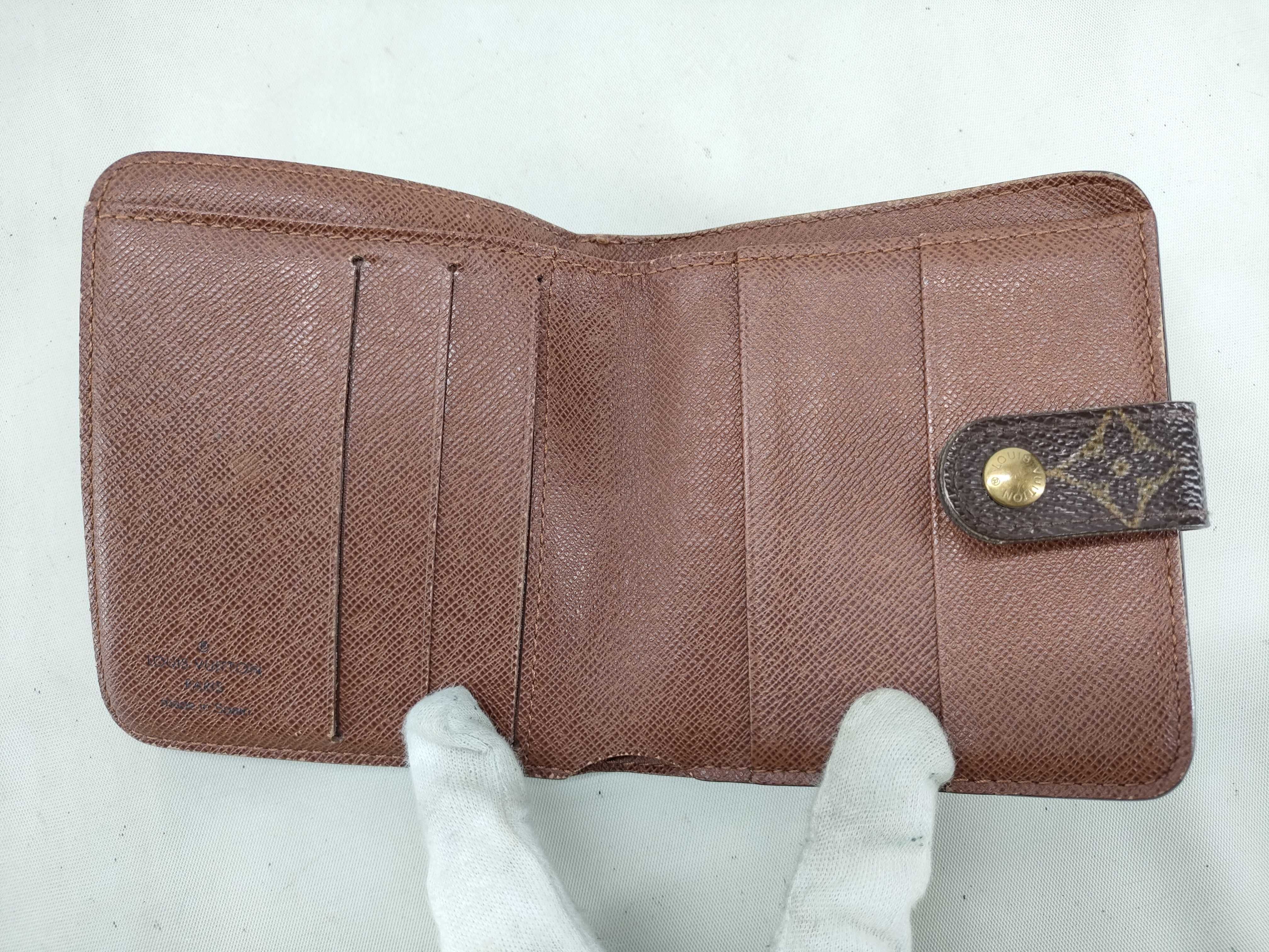 Monogram Louis Vuitton Monogram Compact Zip M61667 CA0074 Wallet — view 10