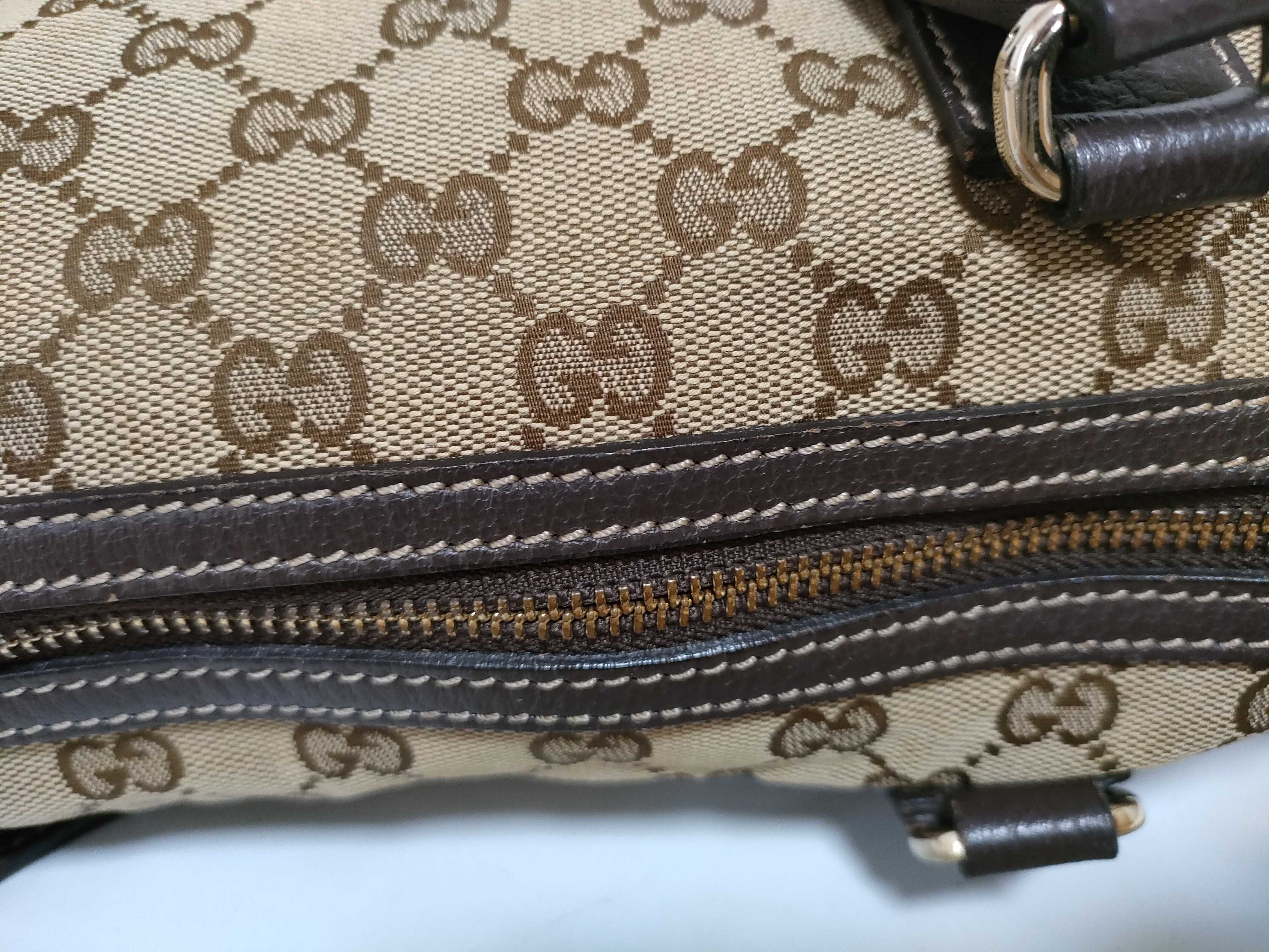 GG Canvas Mini Boston Bag — view 6