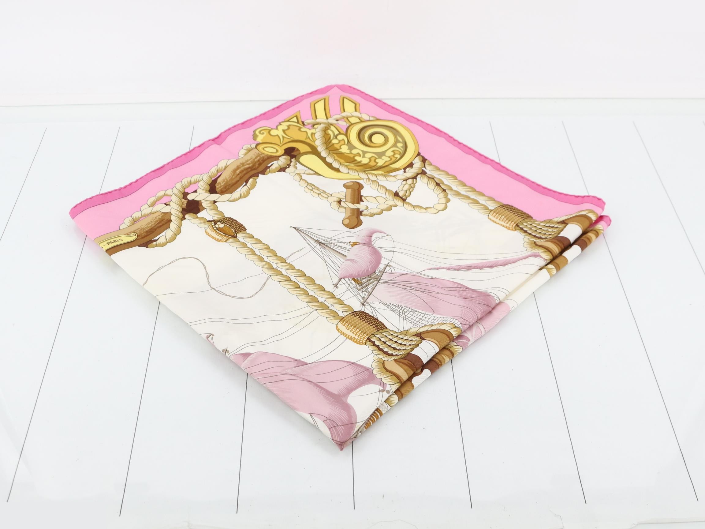 Kare90 Sailing Ship Silk Scarf — view 2